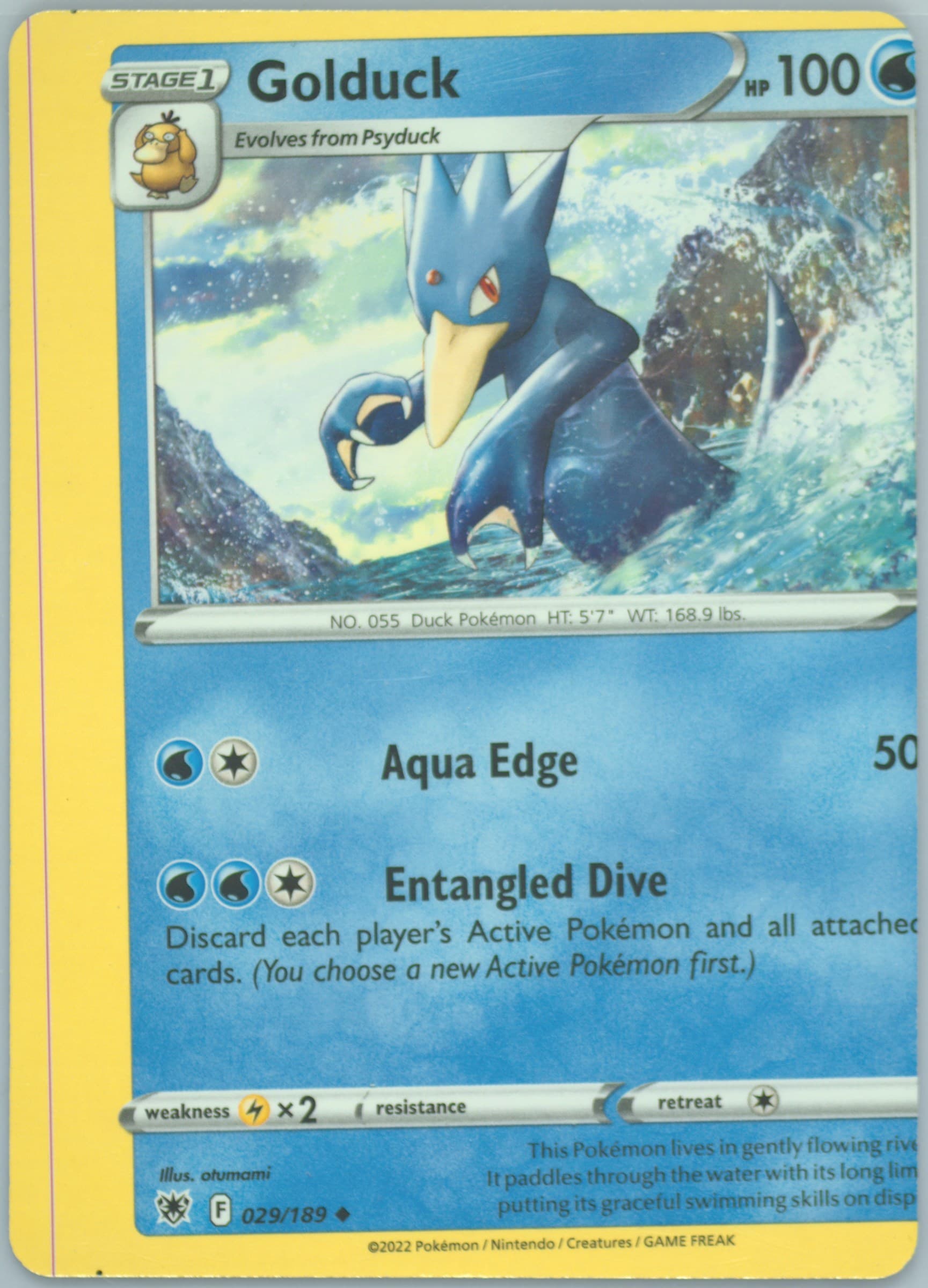 Golduck (029) 2022 Pokemon Sword & Shield Astral Radiance