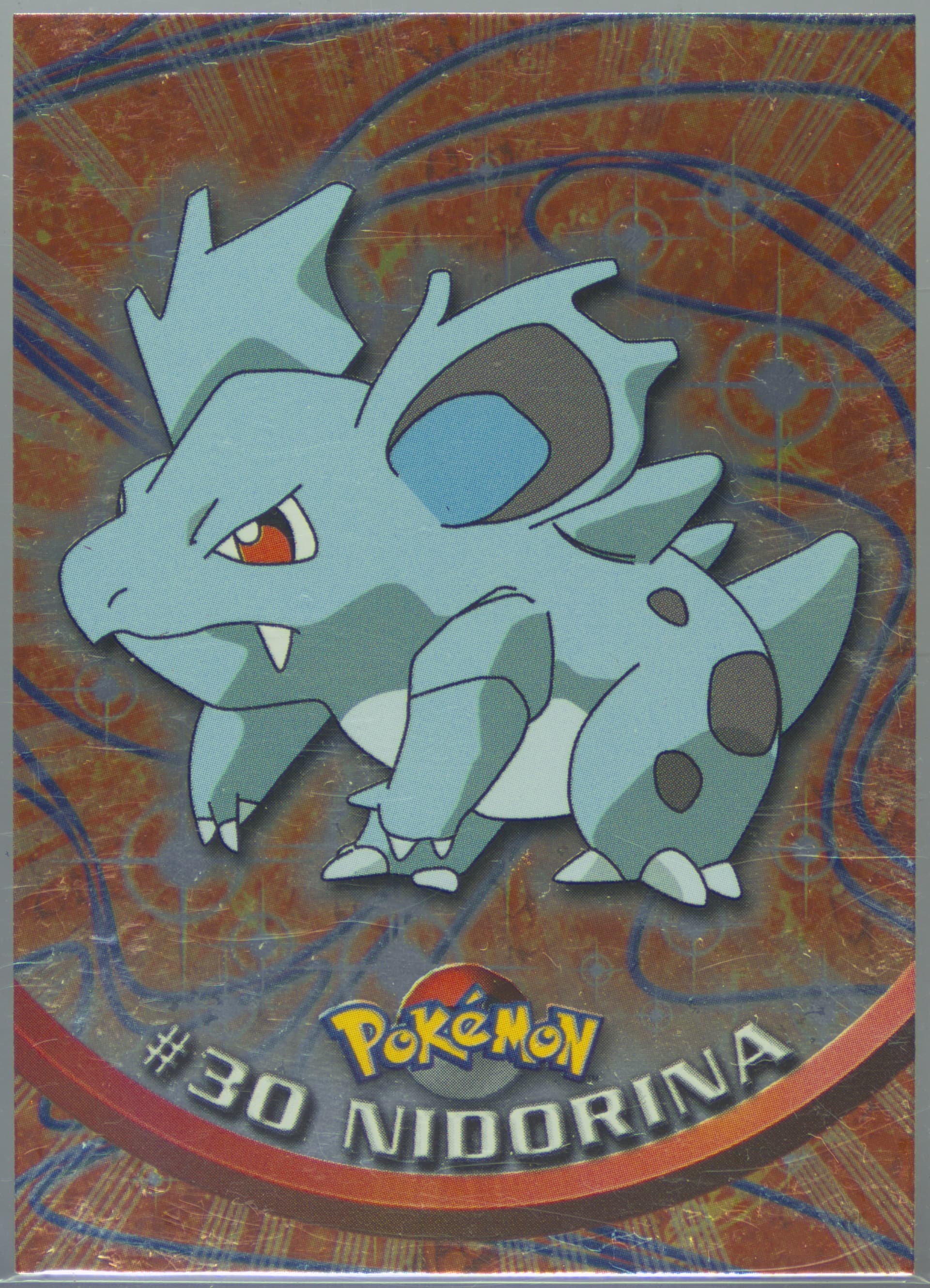 Nidorina Foil-United Kingdom (30) 1999 Topps Pokemon TV