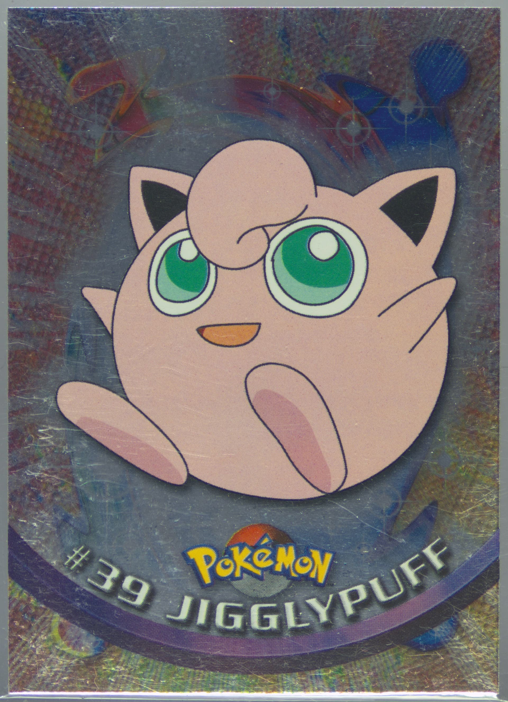 Jigglypuff Foil-United Kingdom (39) 1999 Topps Pokemon TV