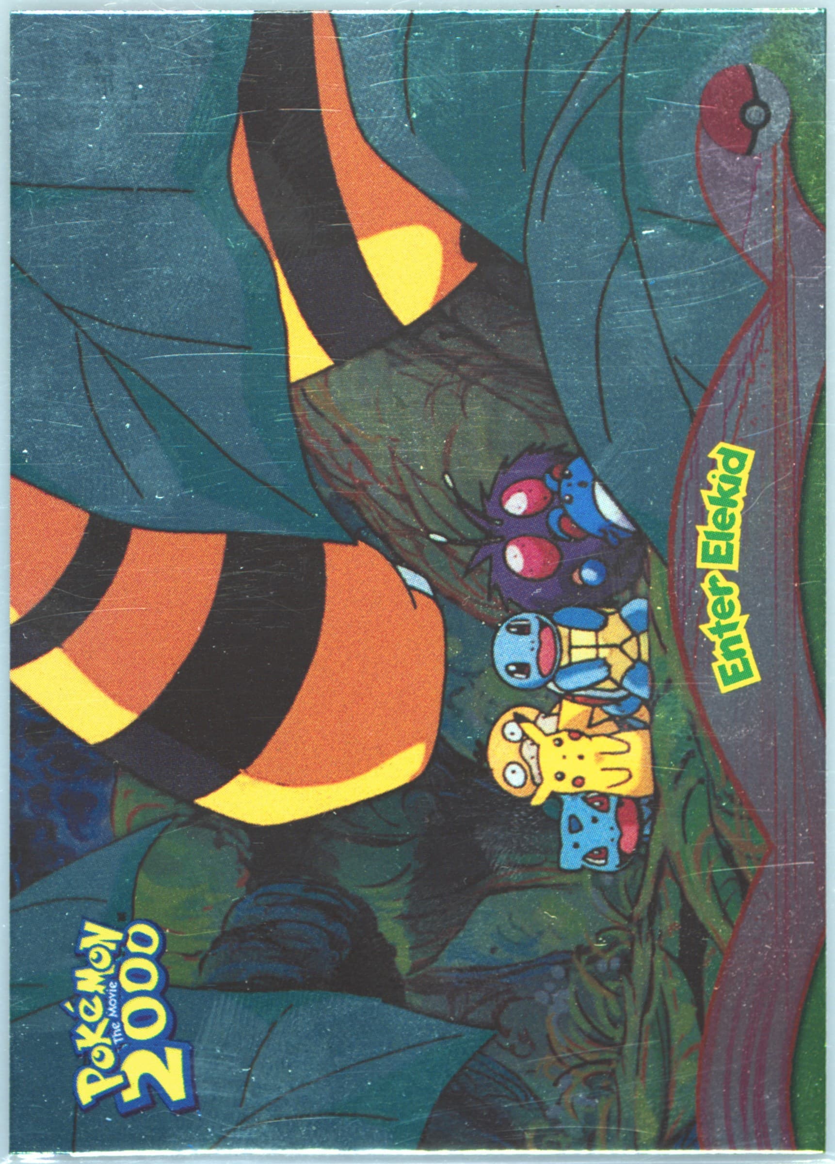 Enter Elekid Foil (4) 2000 Topps Pokemon the Movie 2000