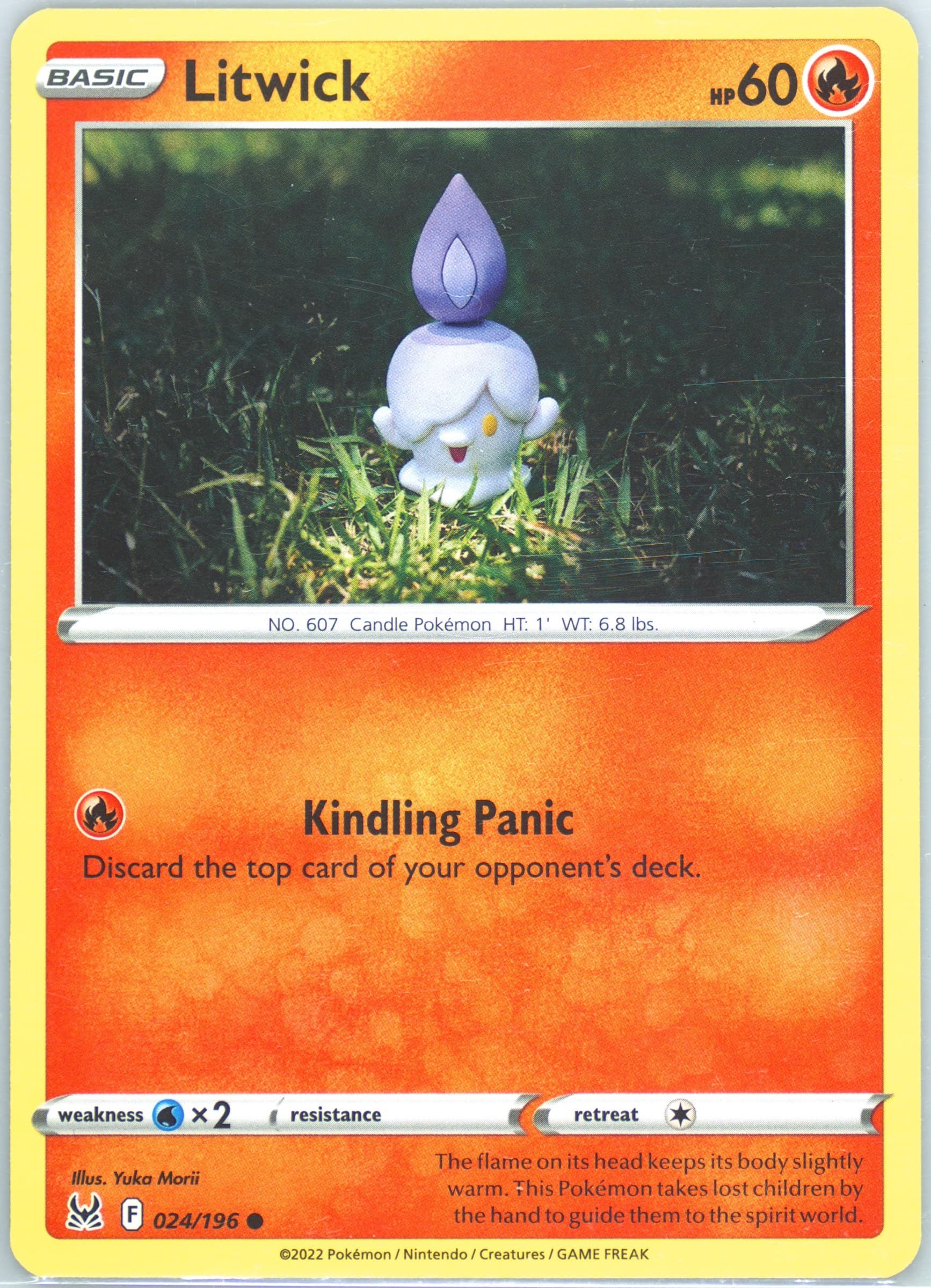 Litwick (024) 2022 Pokemon Sword & Shield Lost Origin