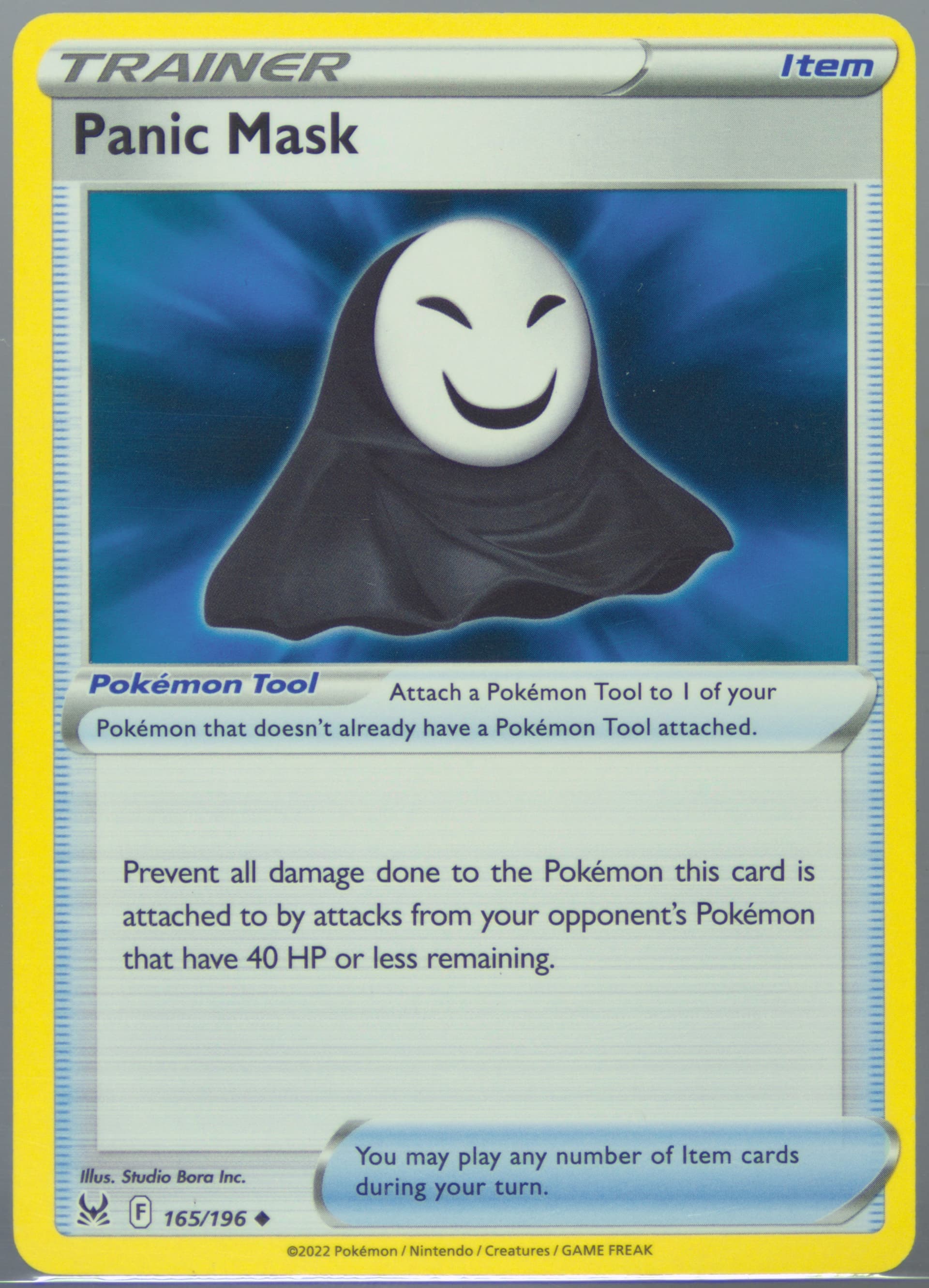 Panic Mask (165) 2022 Pokemon Sword & Shield Lost Origin