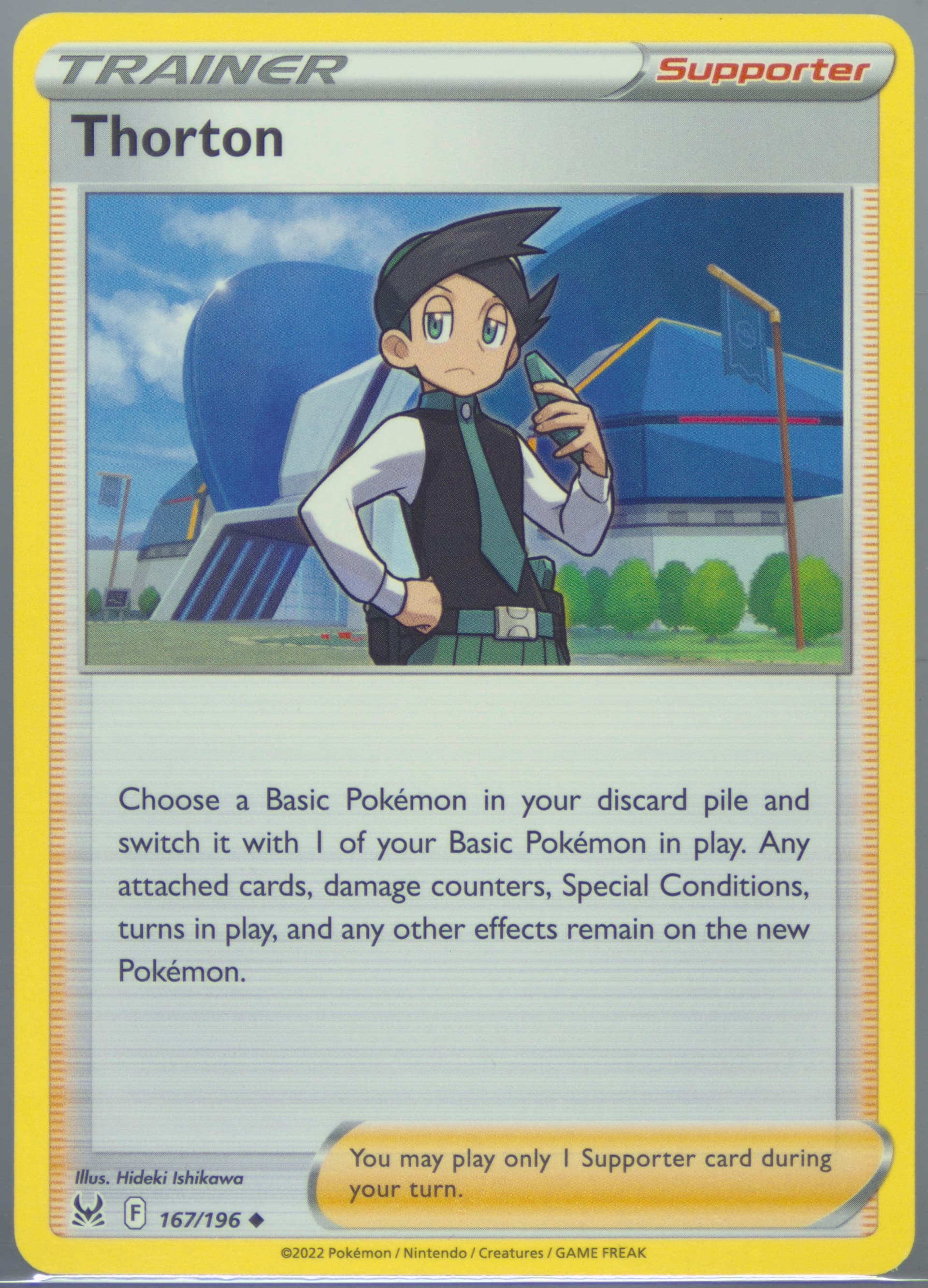 Thorton (167) 2022 Pokemon Sword & Shield Lost Origin