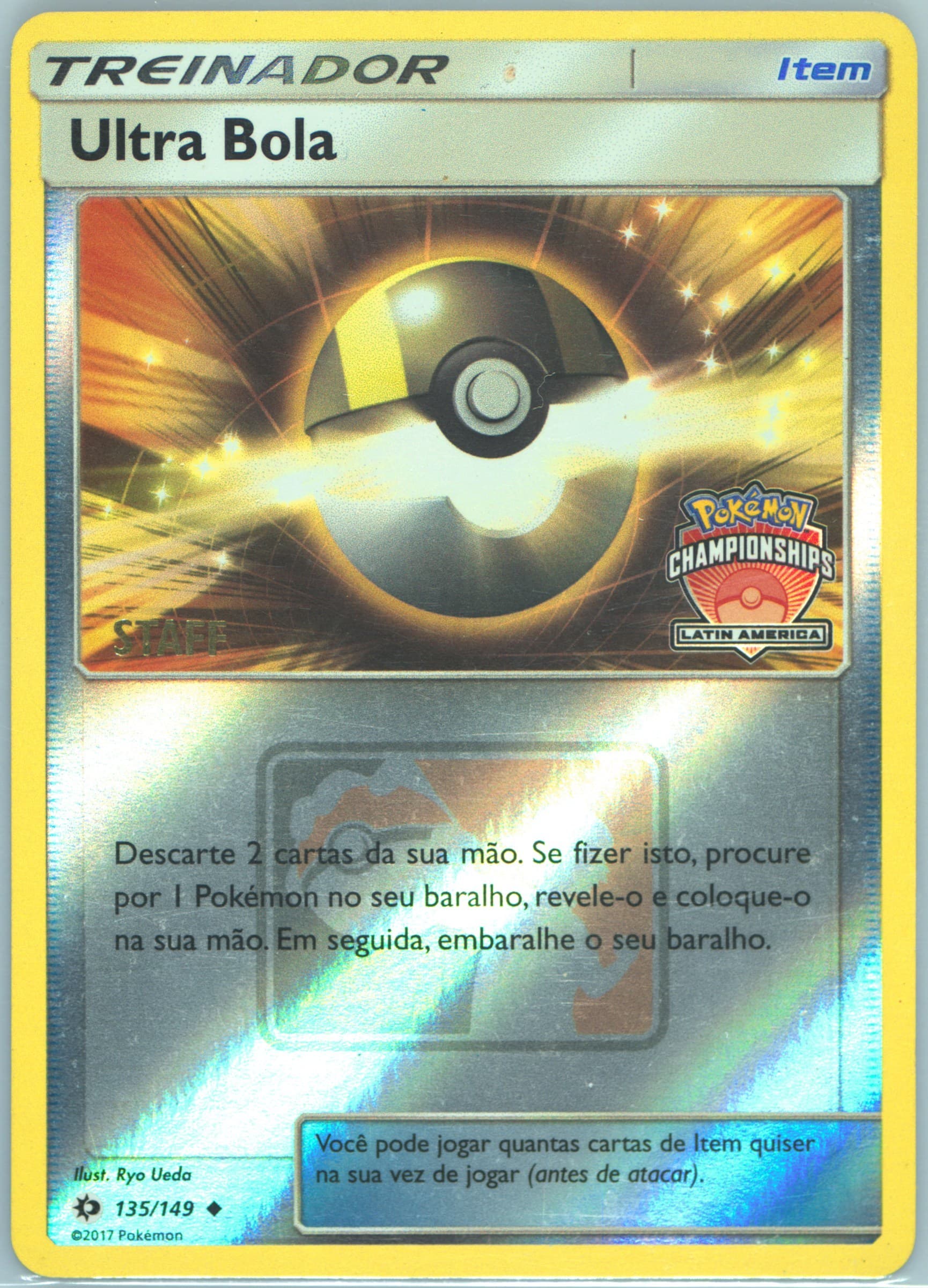 Ultra Bola-Reverse Foil PM Championships-Latin America-Staff (135) 2017 Pokemon Sun & Moon