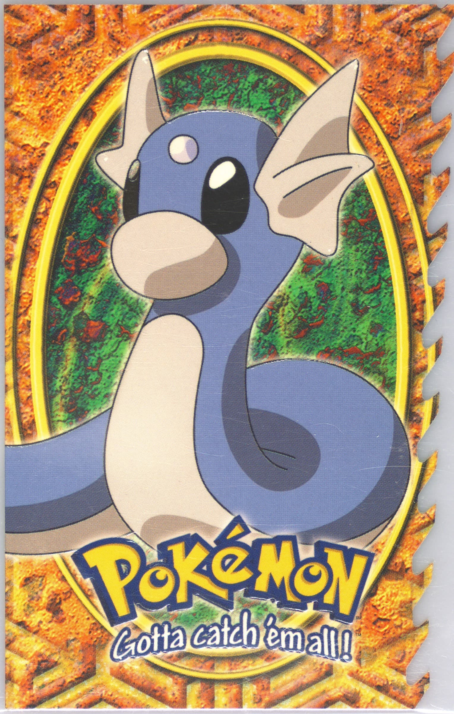 Dratini (10) 1999 Topps Pokemon the Movie Die-Cut