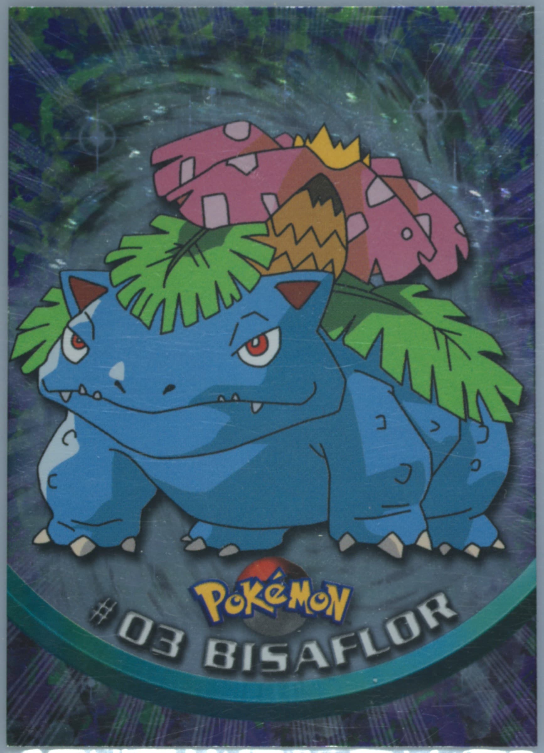Bisaflor Foil-German (3) 1999 Topps Pokemon TV