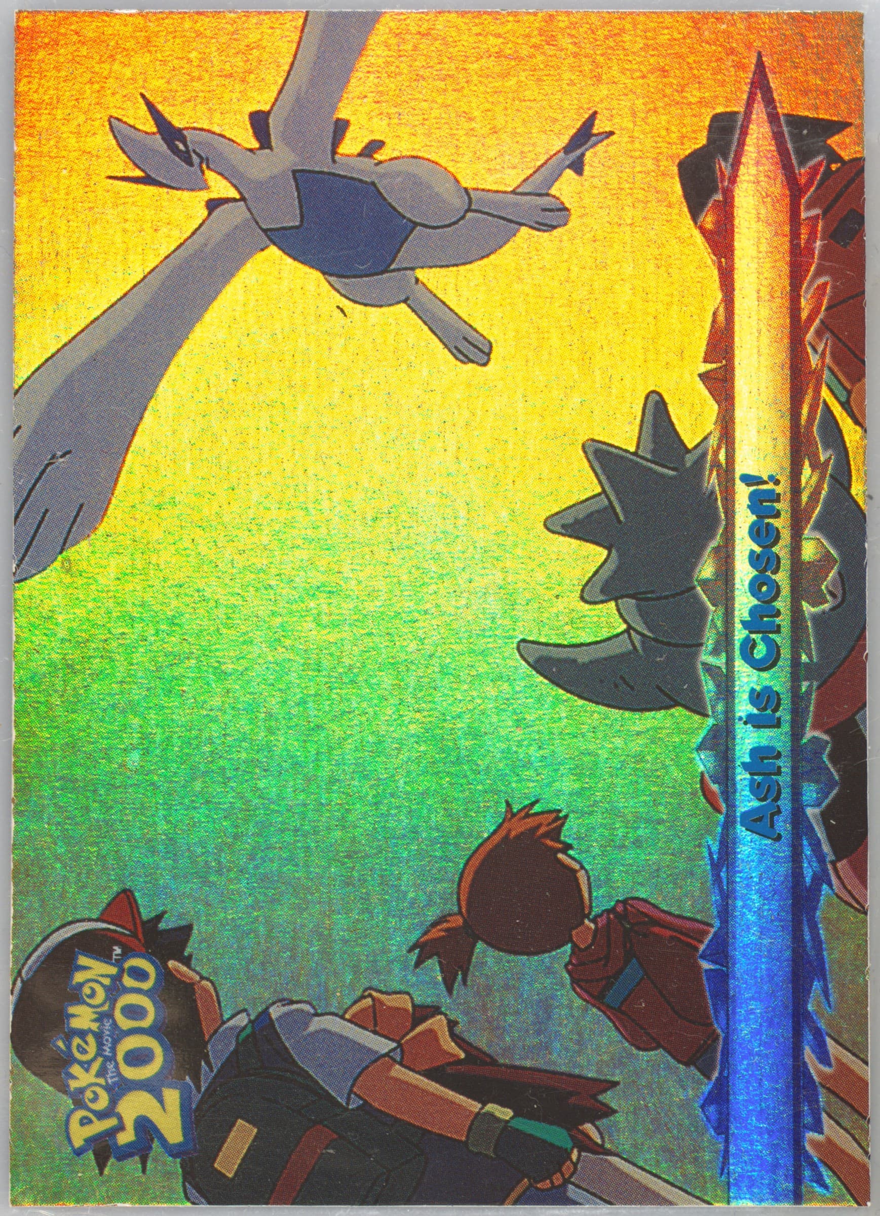Ash Is Chosen! Rainbow Foil (46) 2000 Topps Pokemon the Movie 2000