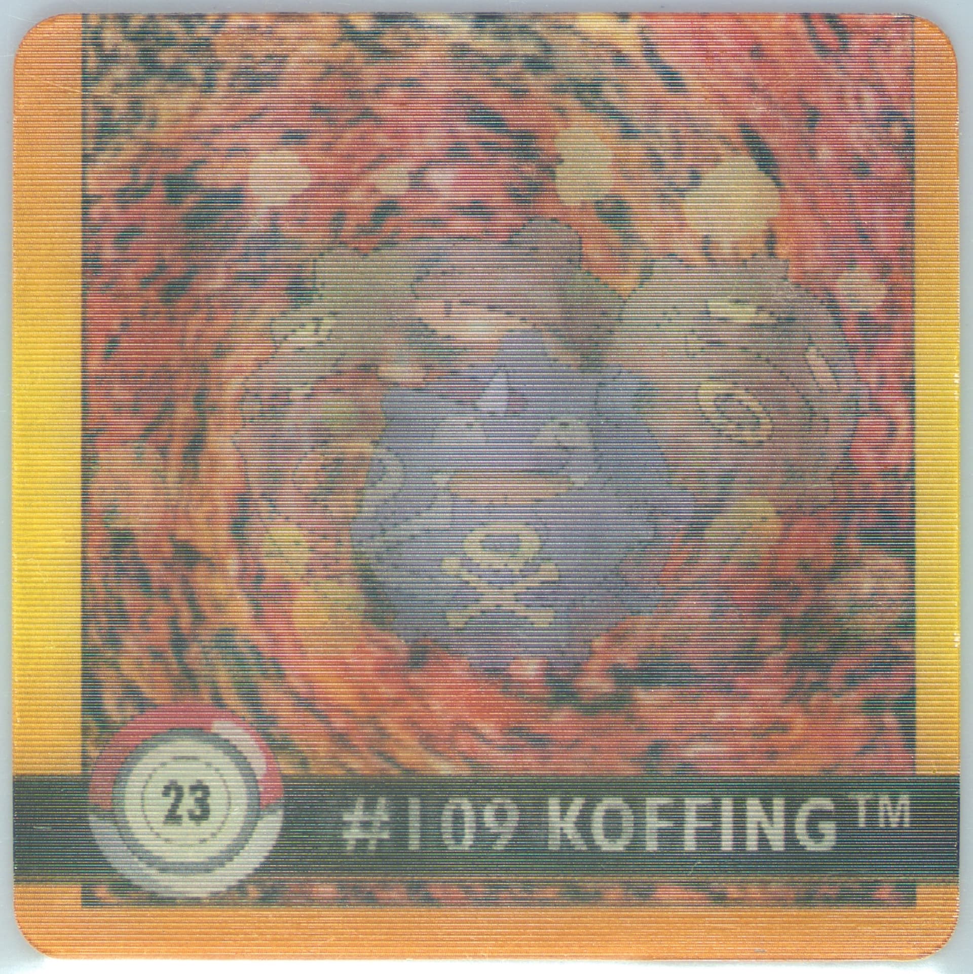 Koffing/Weezing (23) 1999 Pokemon Action Flipz Premier Edition