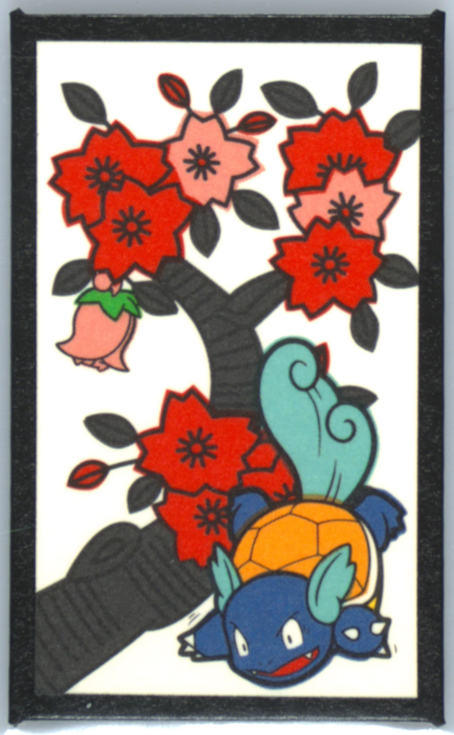 Cherrim/Wartortle March 2016 Pokemon Hanafuda Mario Pikachu