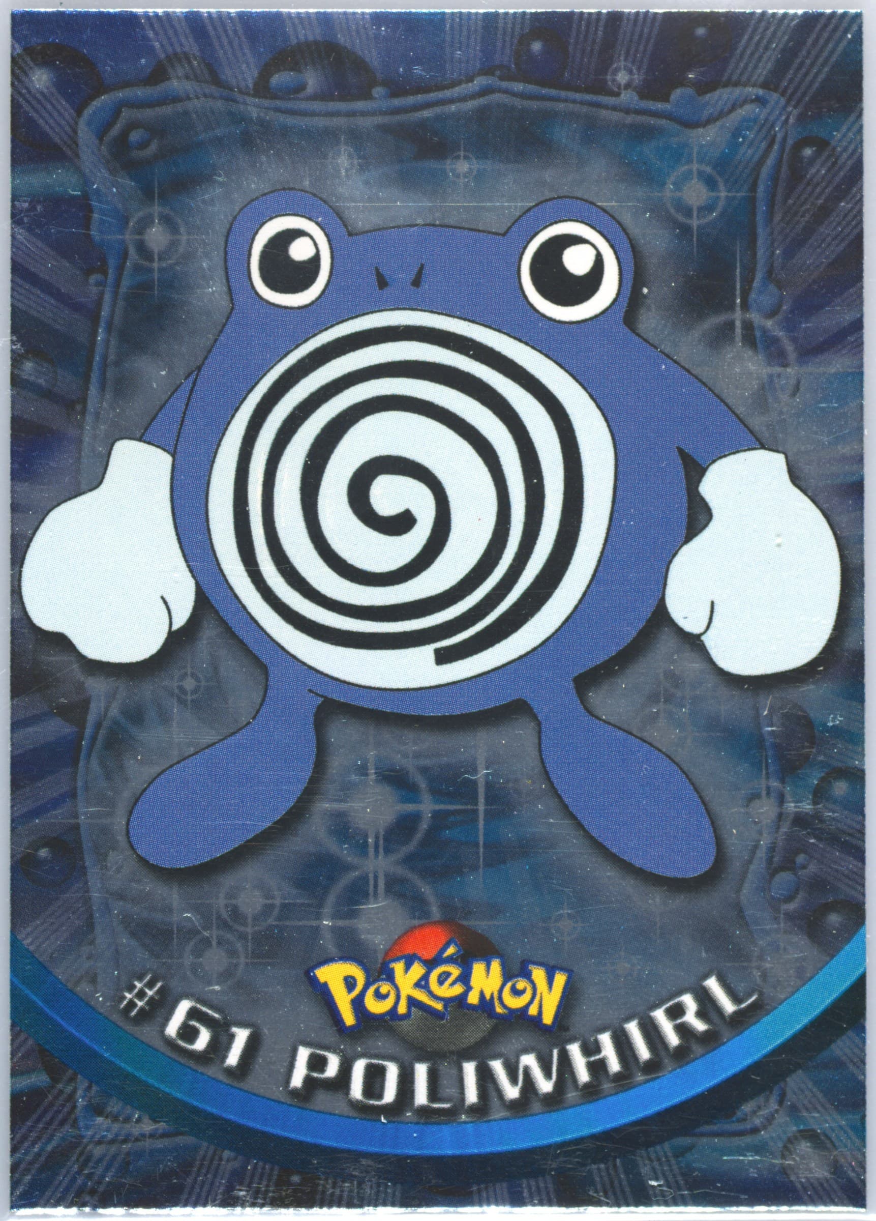 Poliwhirl Foil-United Kingdom (61) 1999 Topps Pokemon TV