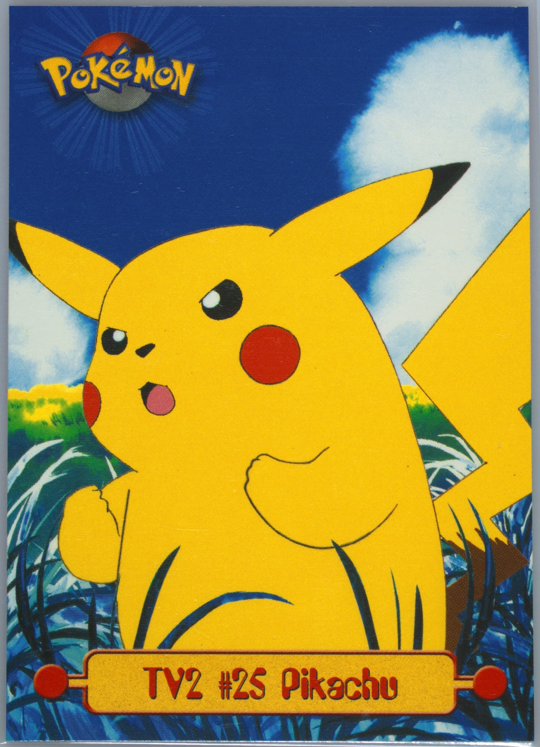 Pikachu United Kingdom (TV2) 1999 Topps Pokemon Series 1 Character Cards