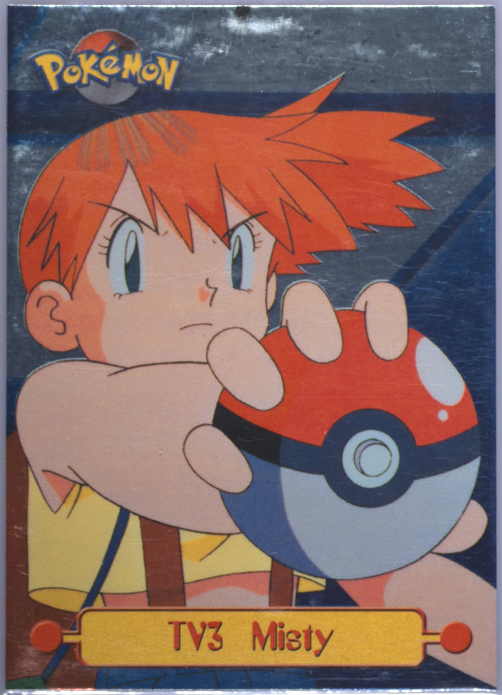 Misty Foil-United Kingdom (TV3) 1999 Topps Pokemon Series 1 Character Cards