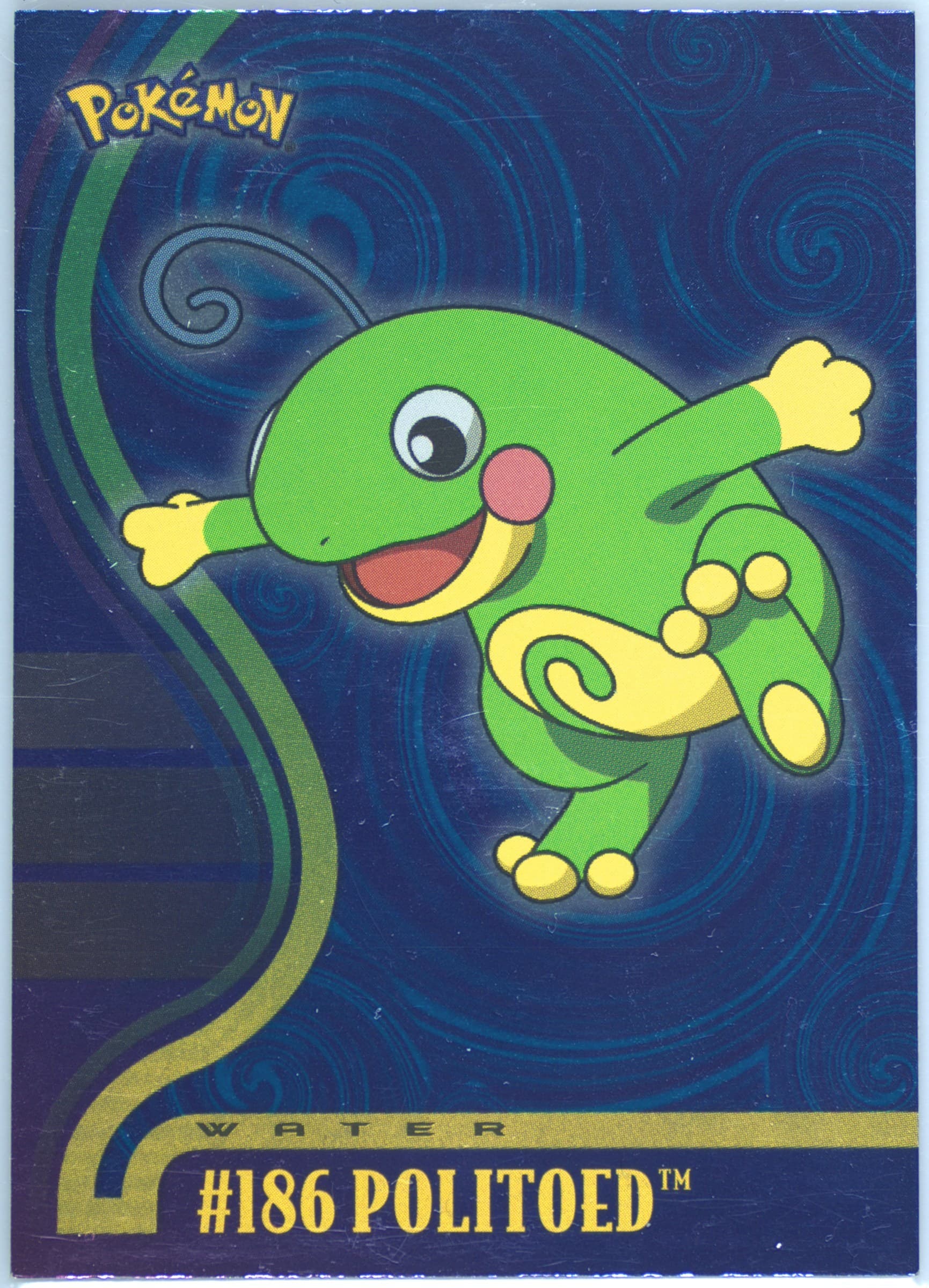 Politoed Foil (186) 2001 Topps Pokemon Johto League Champions
