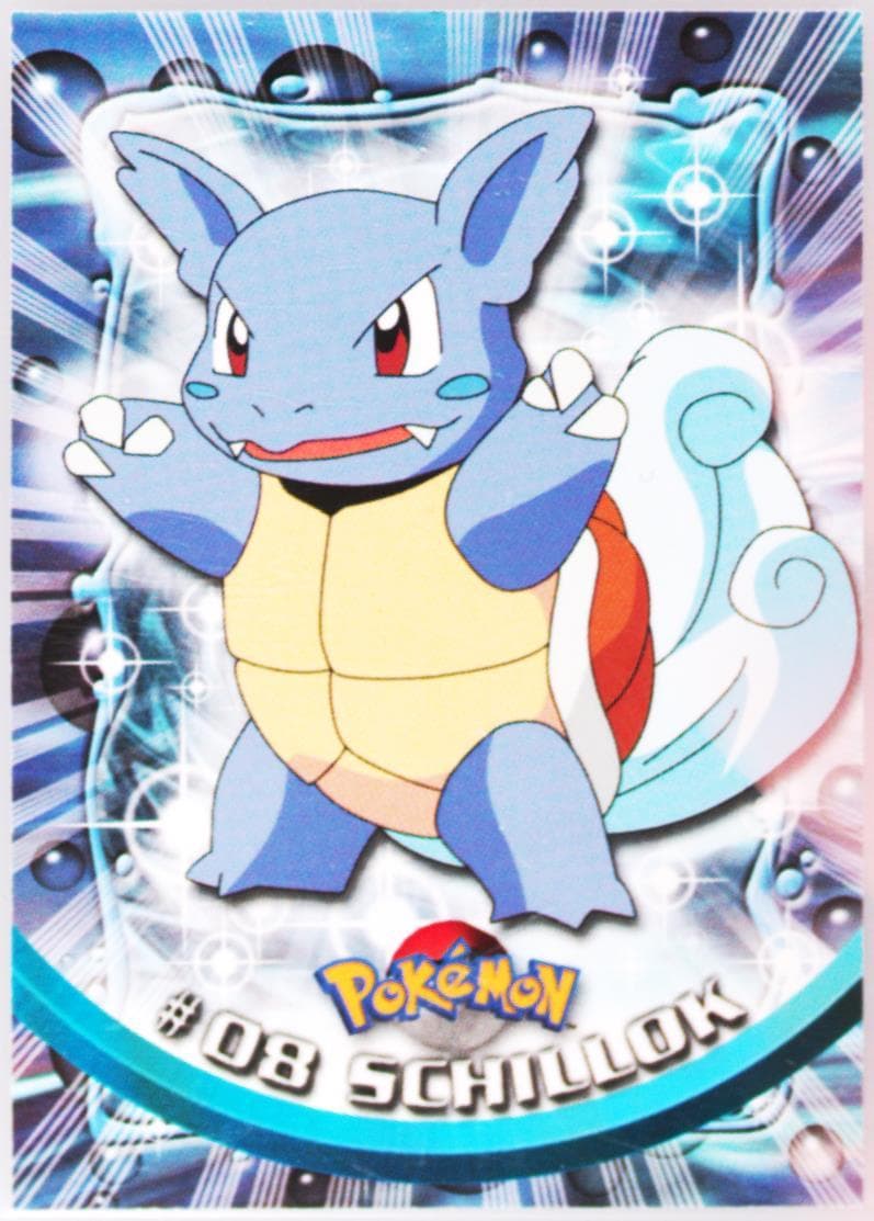 Schillok German (8) 1999 Topps Pokemon TV