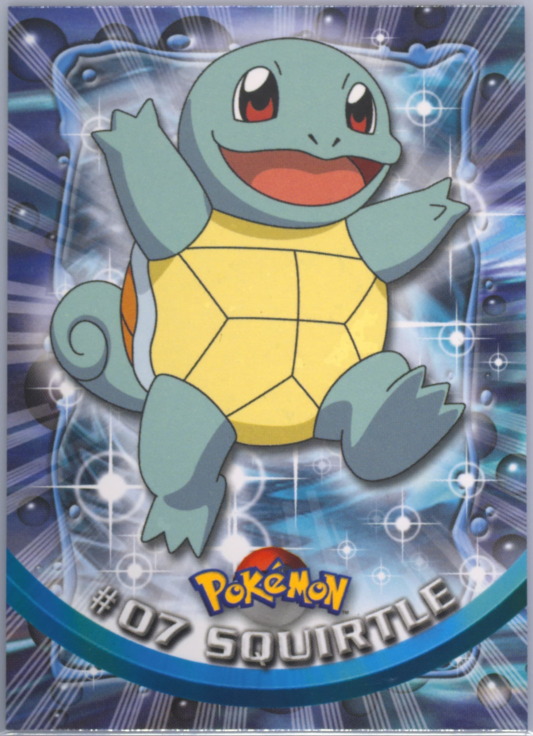 Squirtle Italian (7) 1999 Topps Pokemon TV