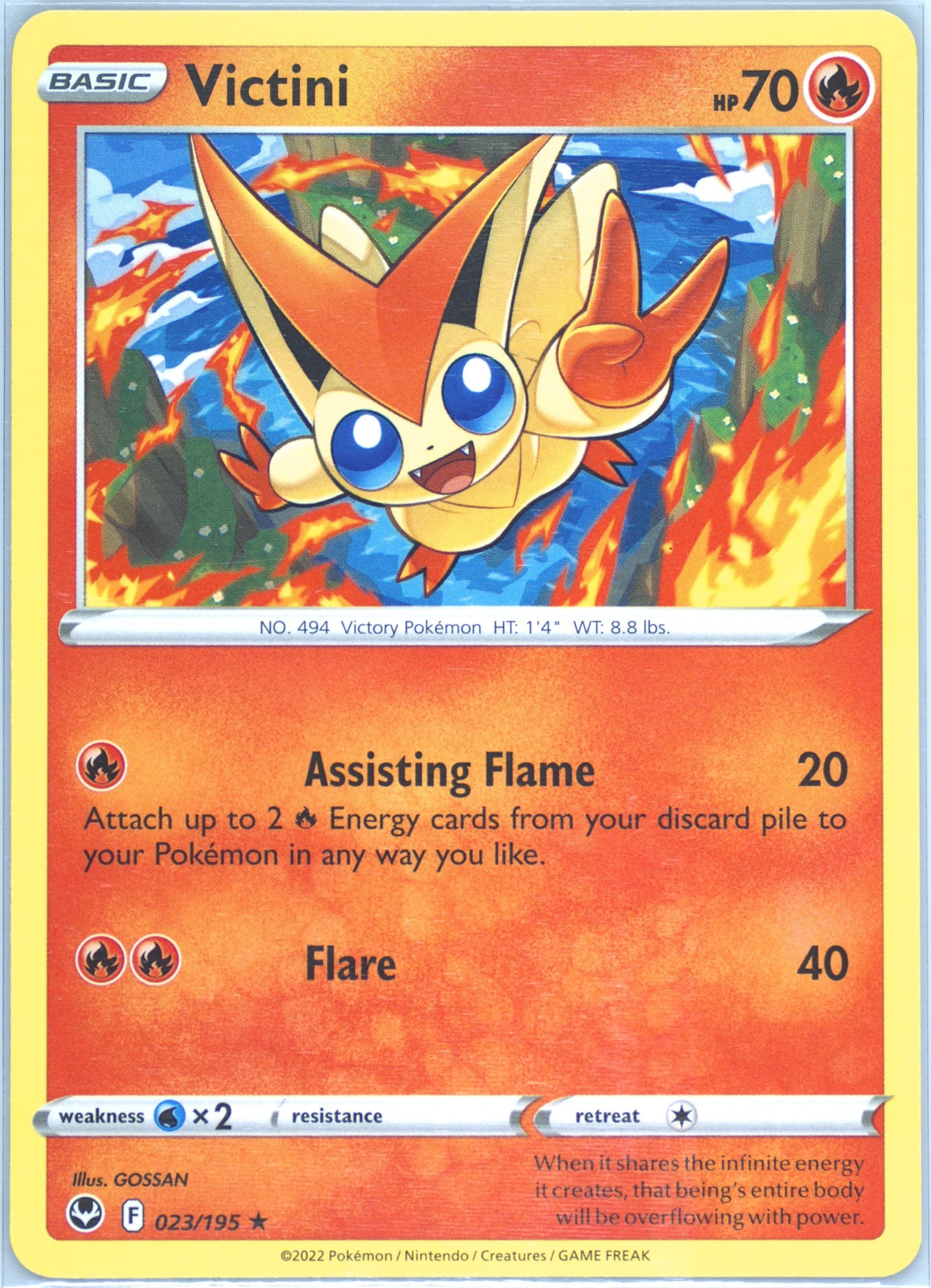 Victini (023) 2022 Pokemon Sword & Shield Silver Tempest