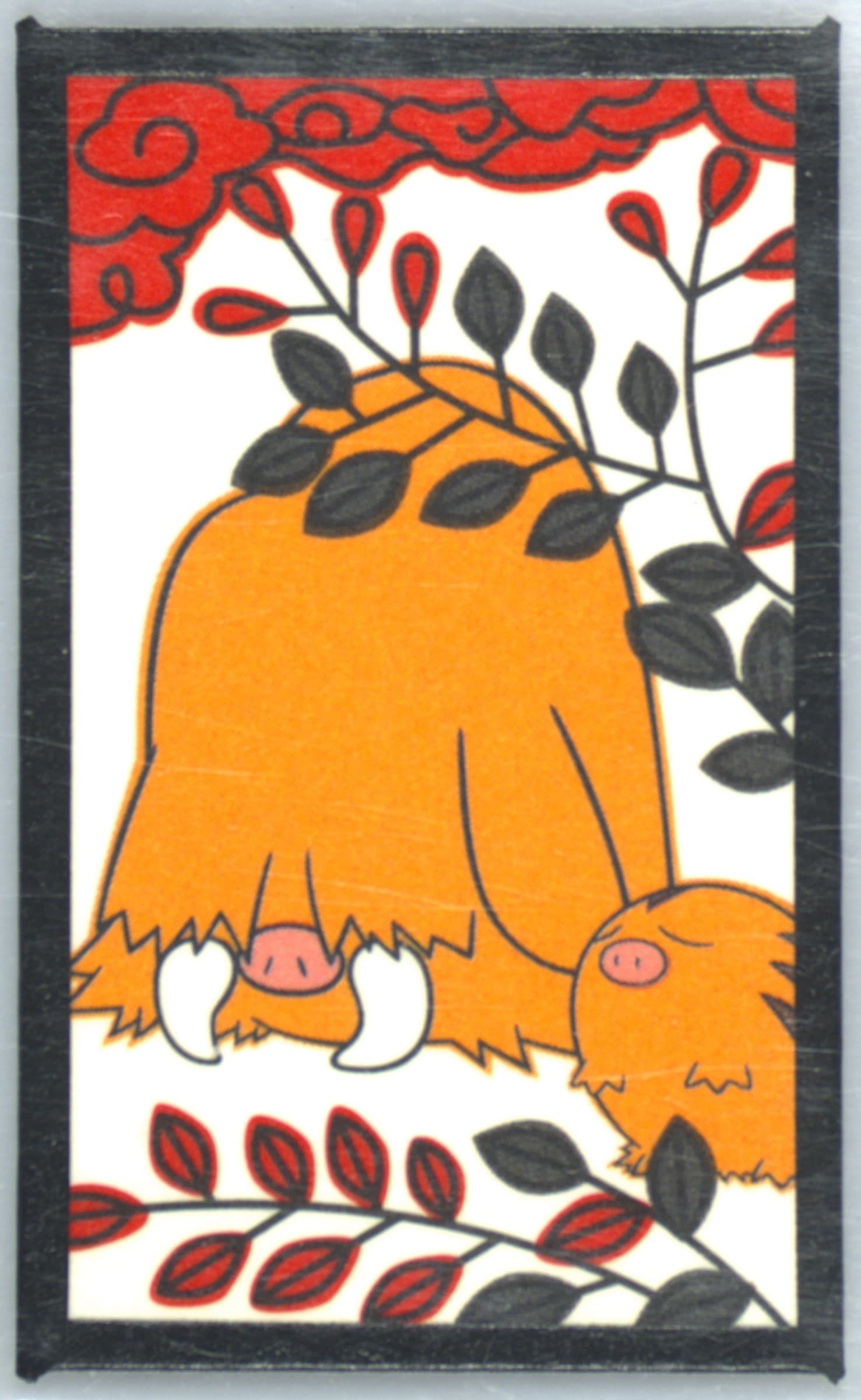 Piloswine/Swinub July 2016 Pokemon Hanafuda Mario Pikachu