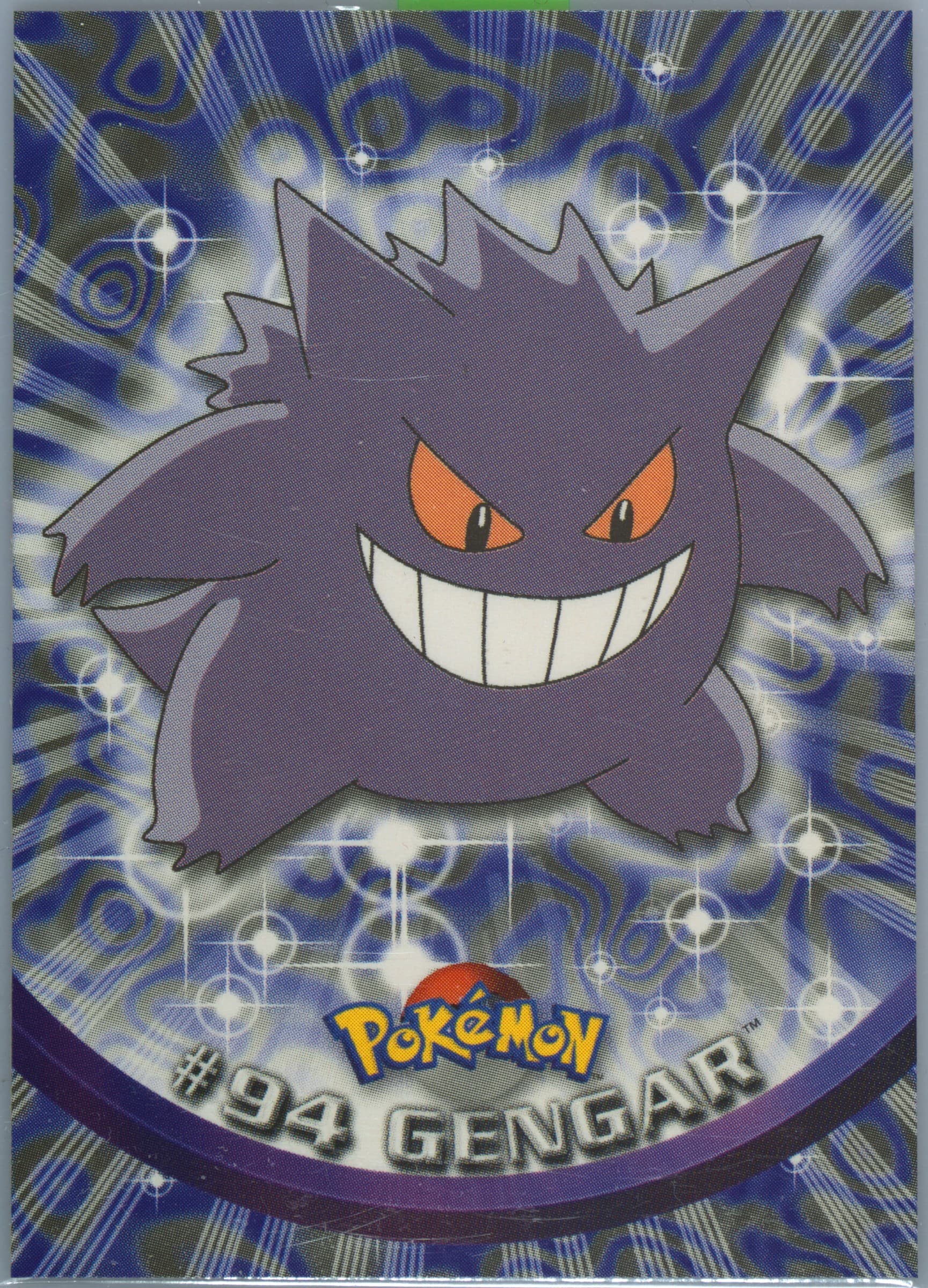 Gengar Foil-Italian (94) 2000 Topps Pokemon TV Animation Series 2