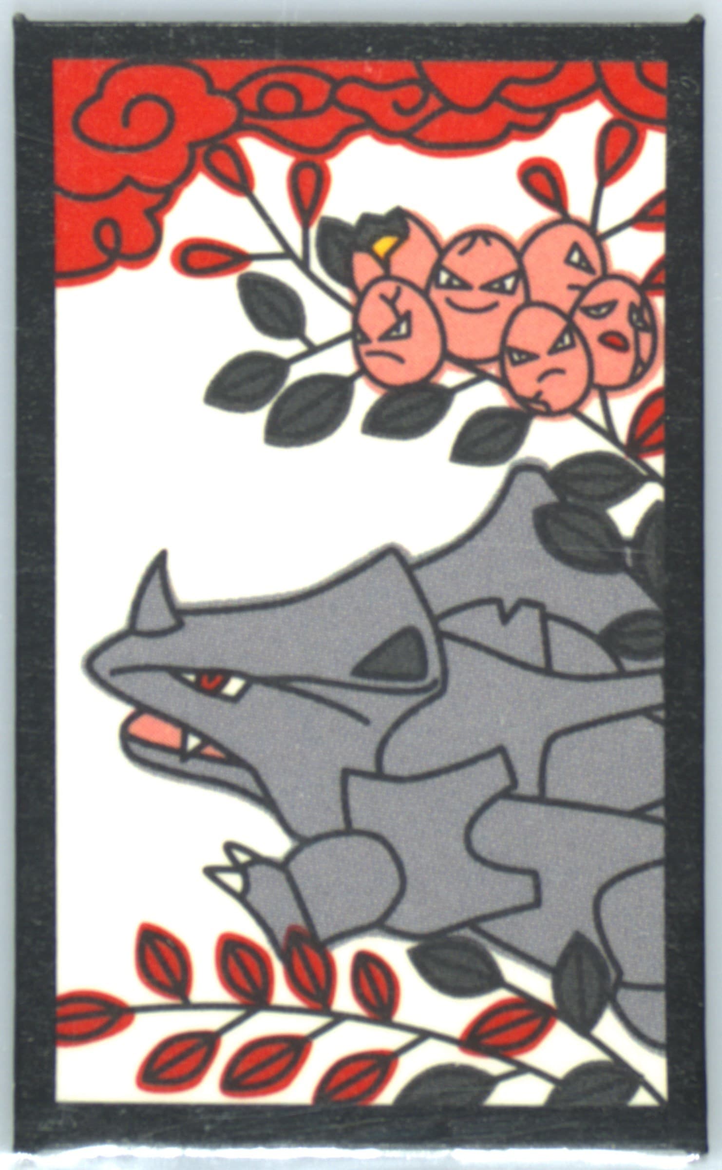 Exeggcute/Rhyhorn July 2013 Pokemon Hanafuda Kanto