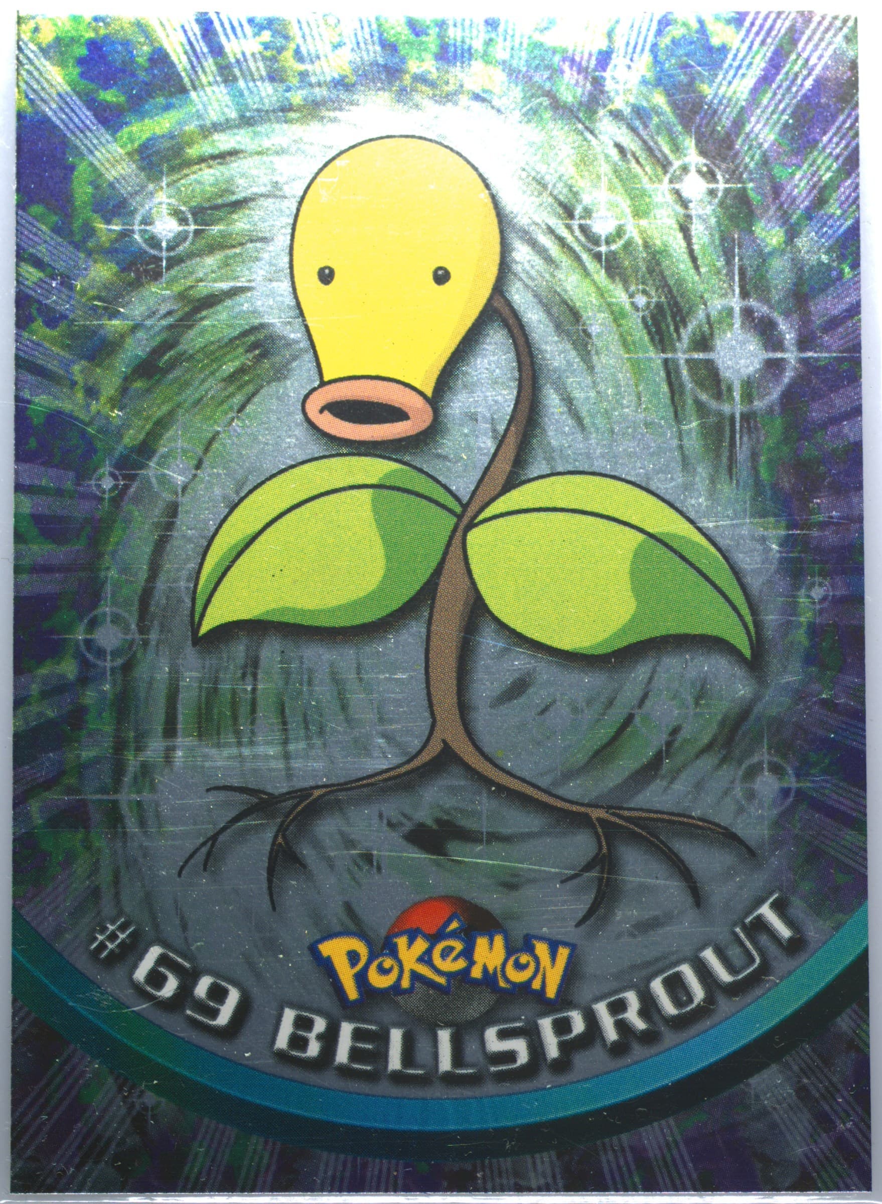 Bellsprout Foil-Italian (69) 1999 Topps Pokemon TV
