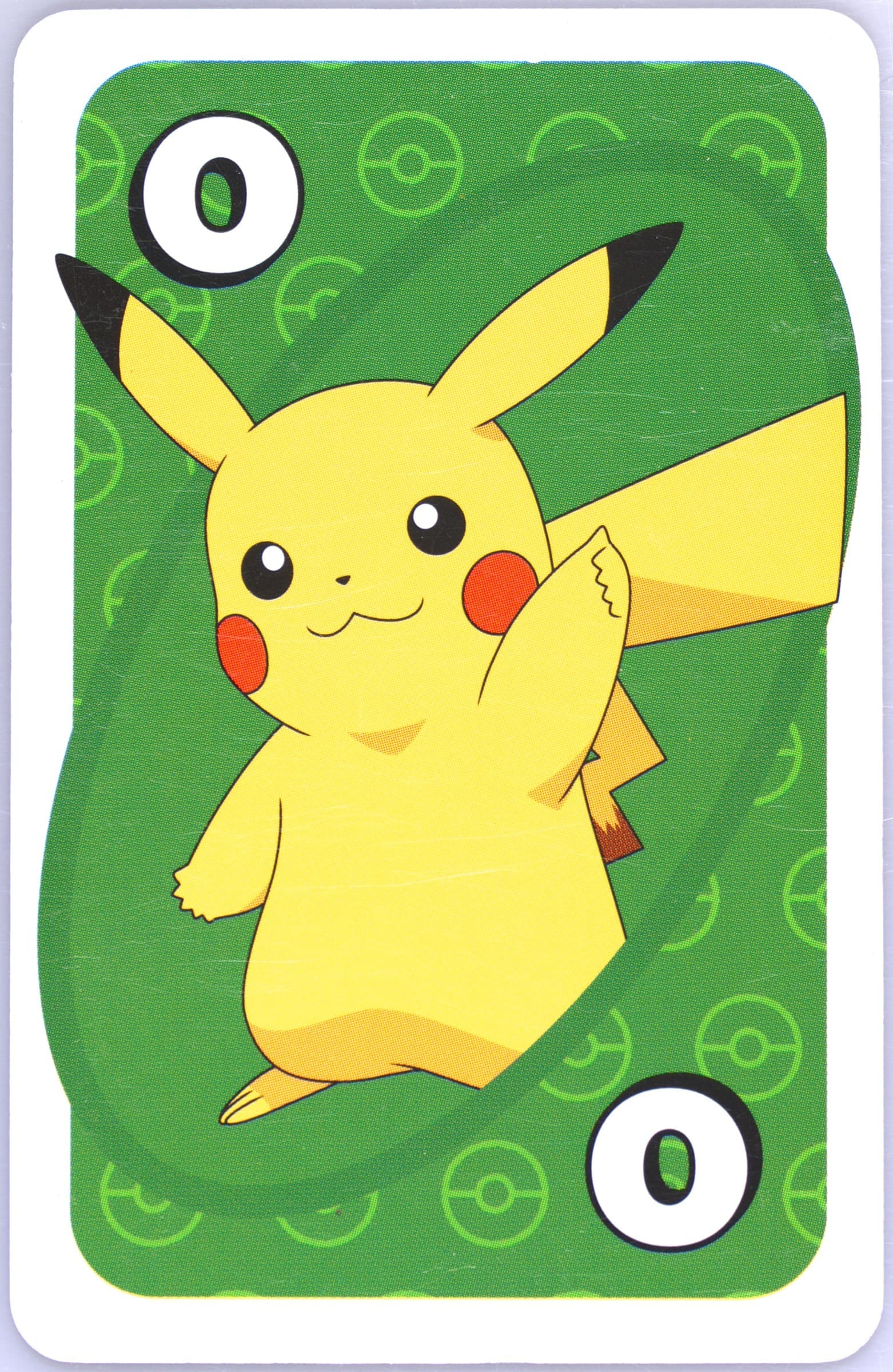 Pikachu Japanese Back-Green-#0 2020 Uno Pokemon