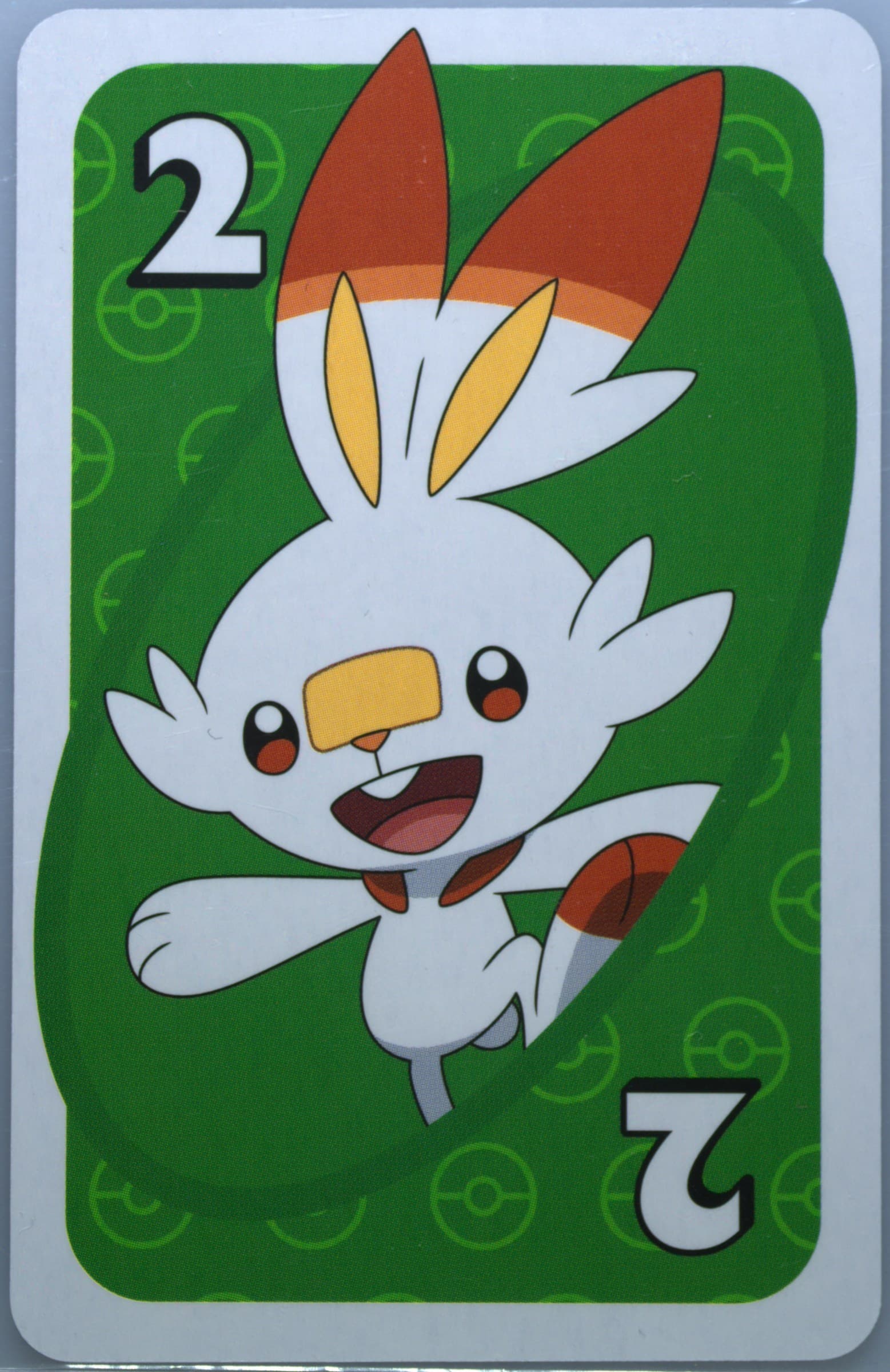Scorbunny Japanese Back-Green-#2 2020 Uno Pokemon