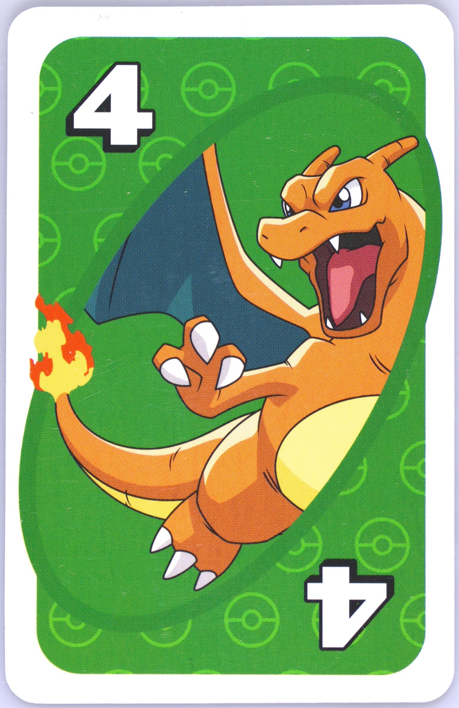 Charizard Japanese Back-Green-#4 2020 Uno Pokemon