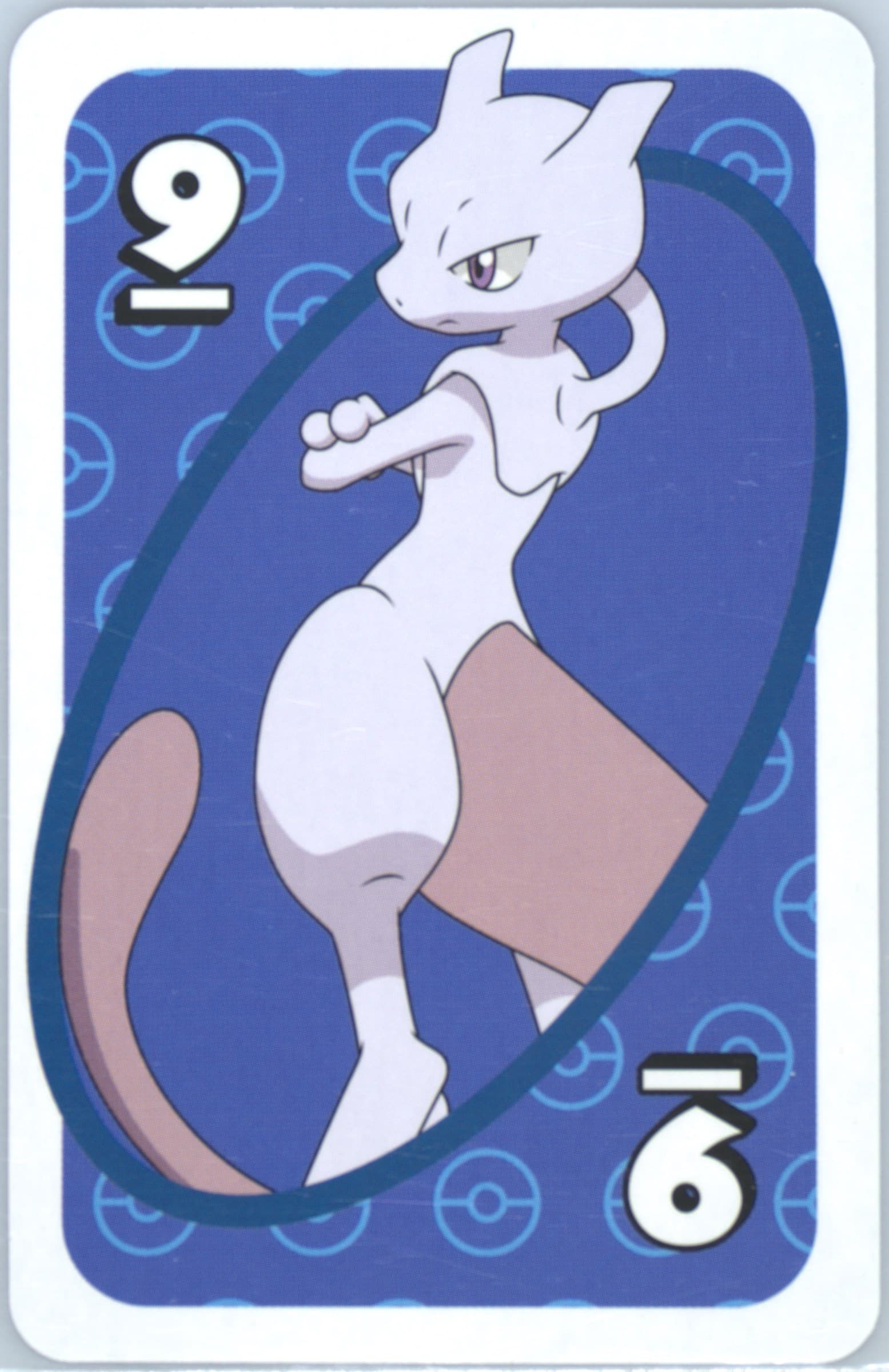 Mewtwo Japanese Back-Blue-#9 2020 Uno Pokemon