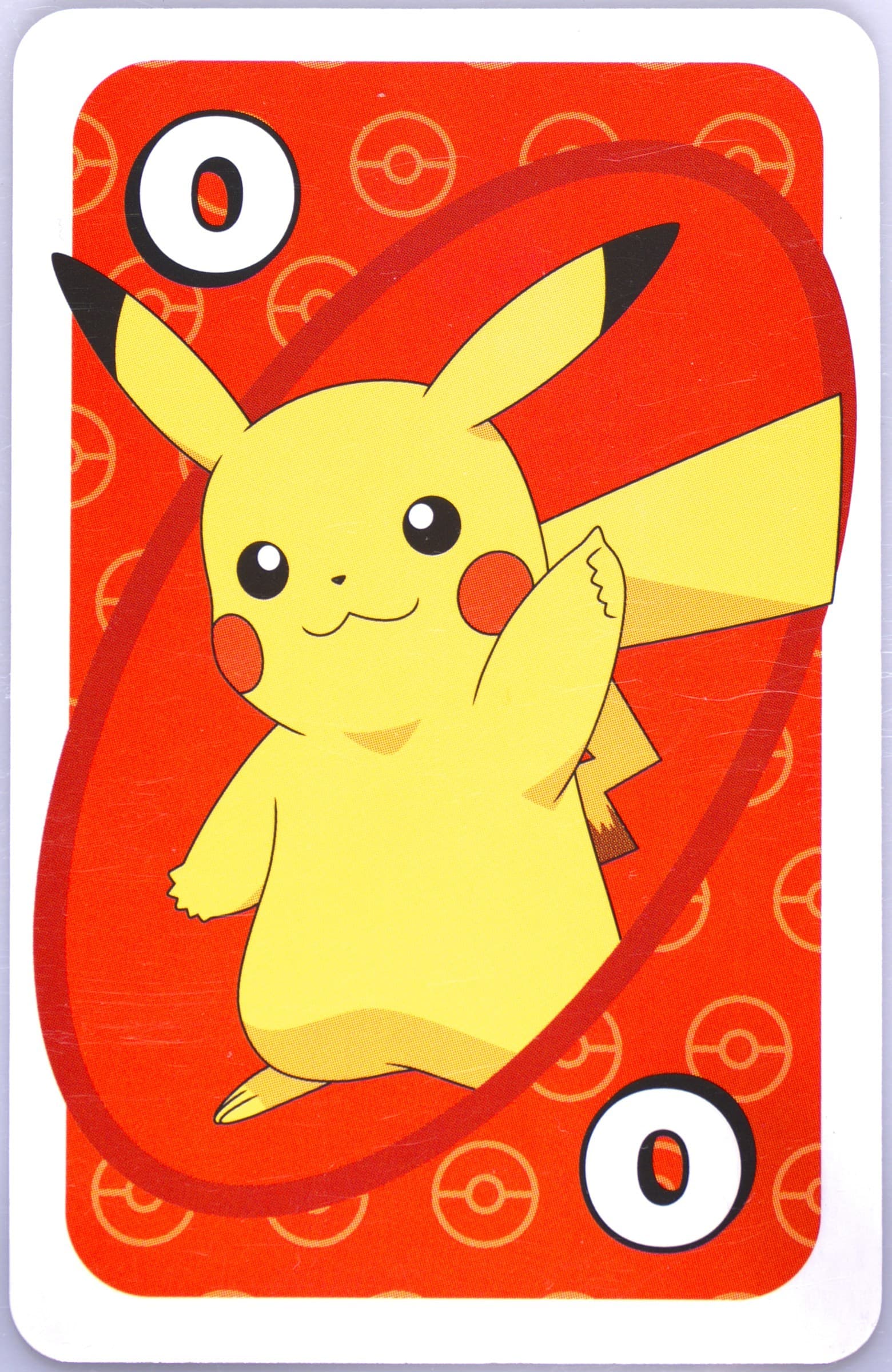 Pikachu Japanese Back-Red-#0 2020 Uno Pokemon
