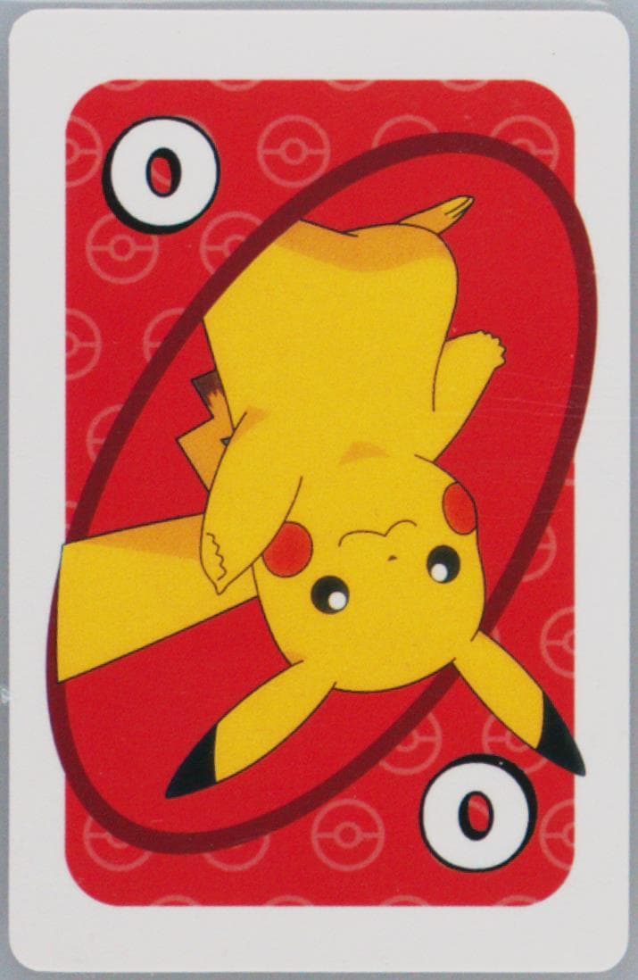 Pikachu Asia Back-Red-#0 2020 Uno Pokemon