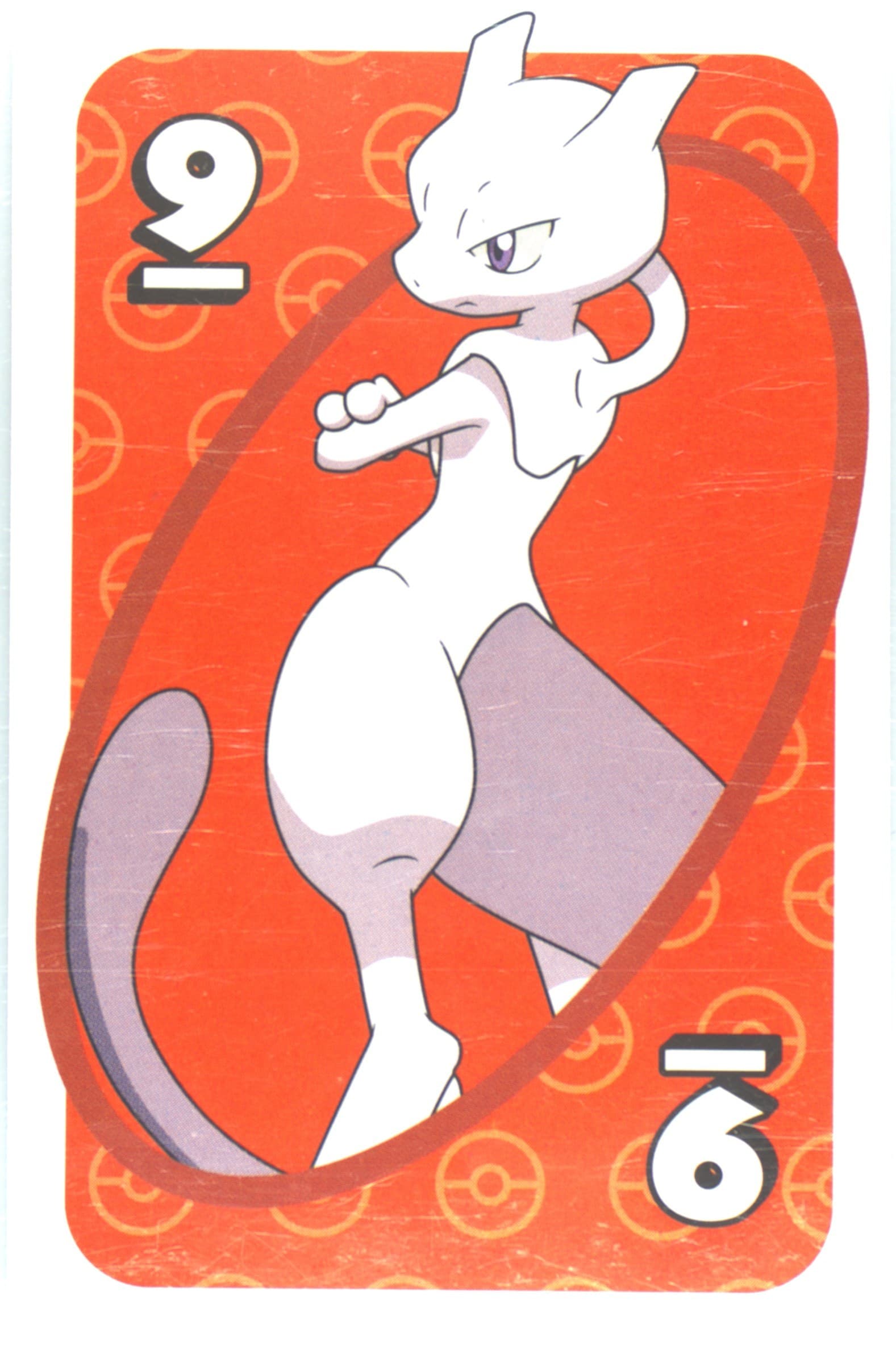 Mewtwo Asia Back-Red-#9 2020 Uno Pokemon