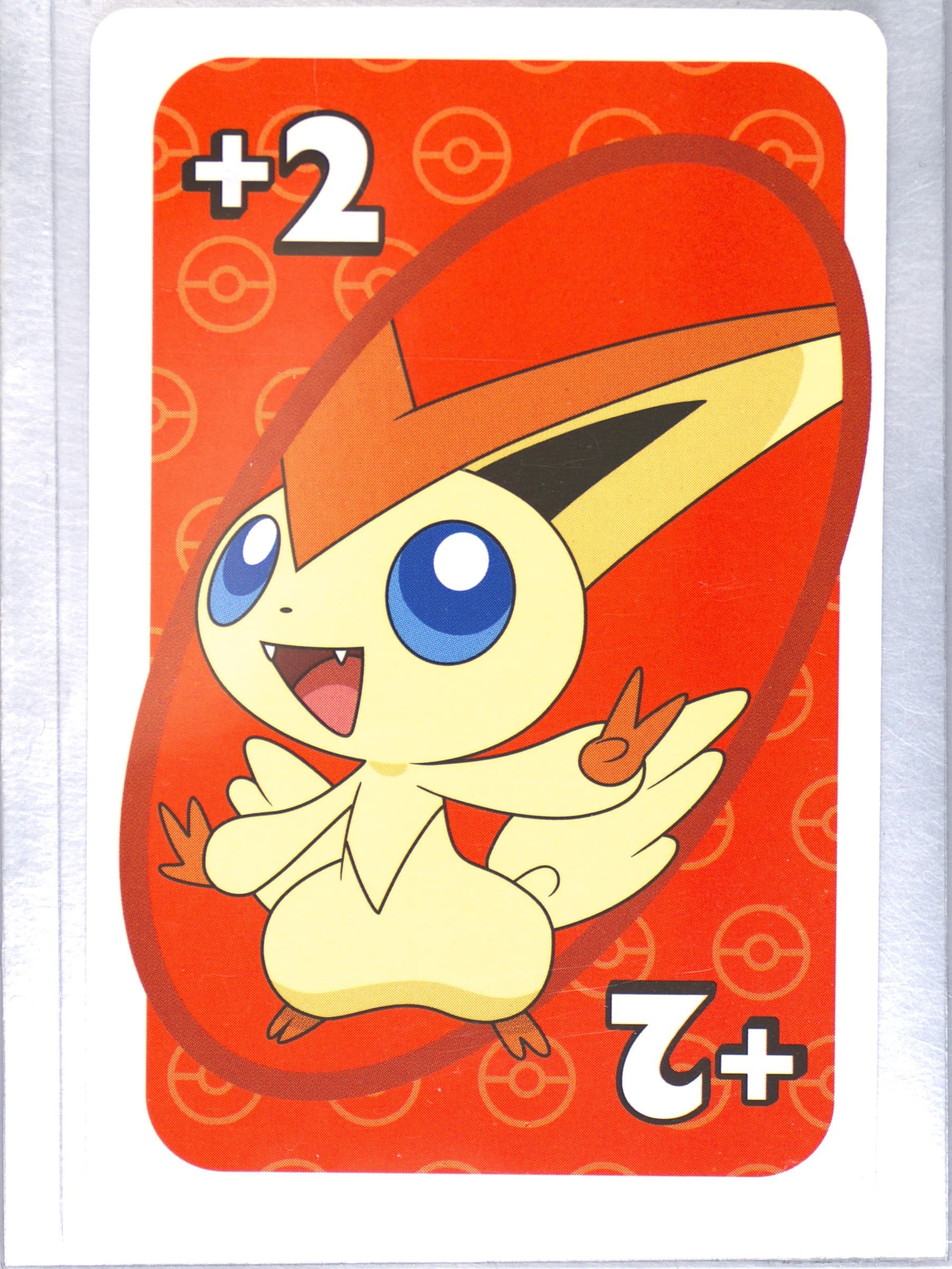 Victini Asia Back-Red-Draw 2 2020 Uno Pokemon