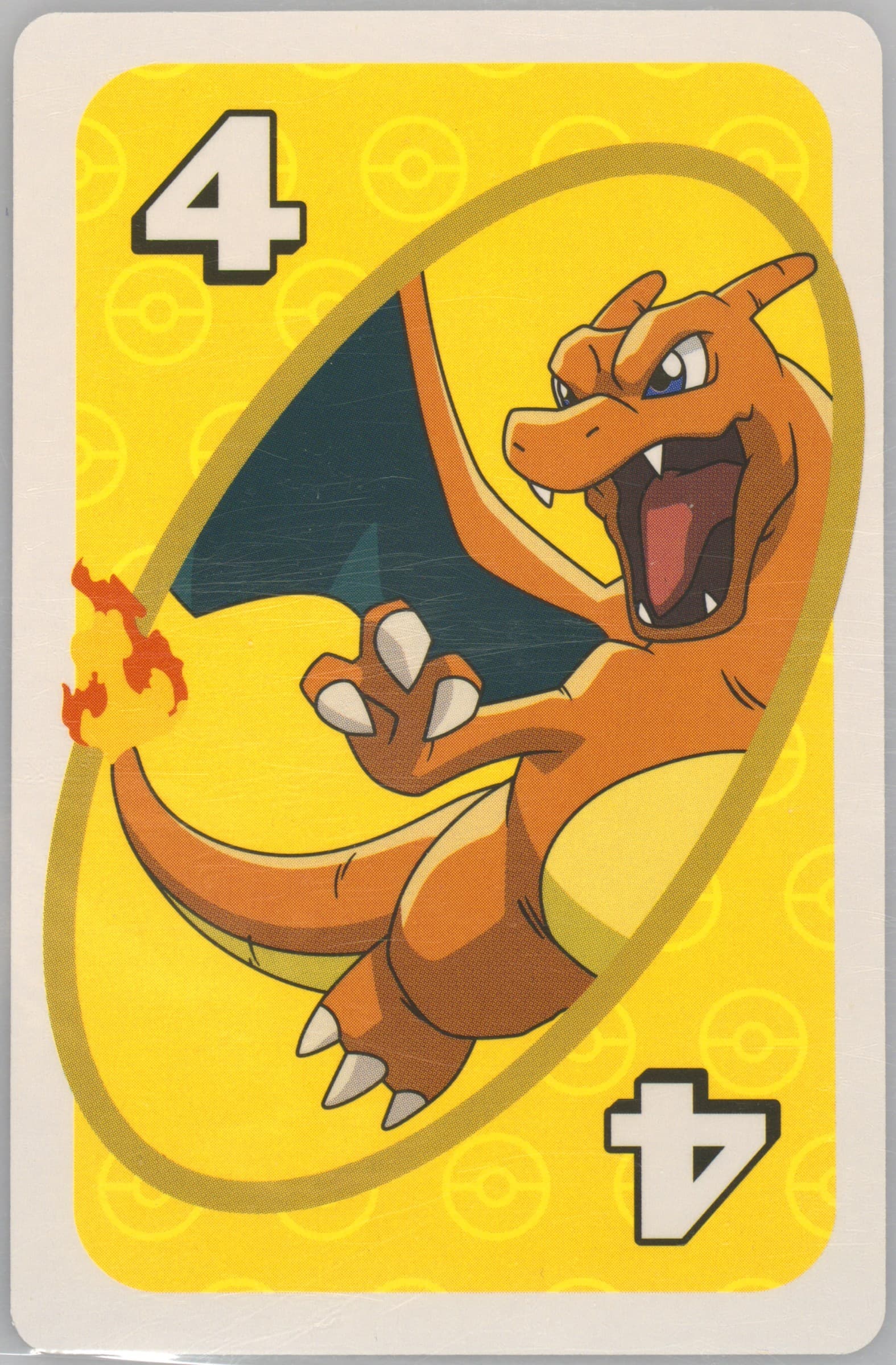Charizard Asia Back-Yellow-#4 2020 Uno Pokemon