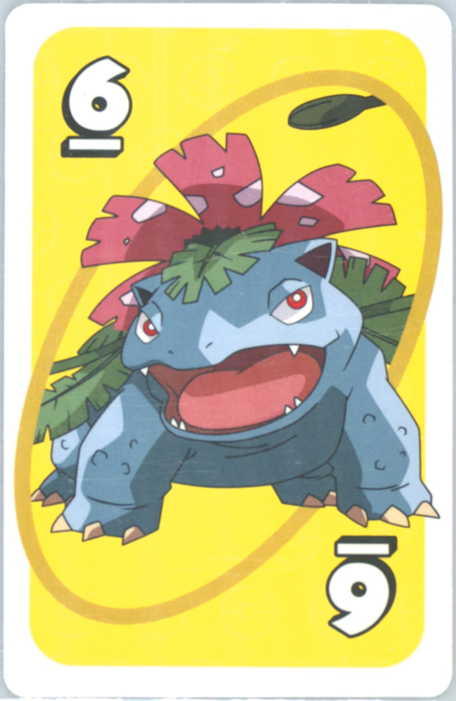 Venusaur Asia Back-Yellow-#6 2020 Uno Pokemon