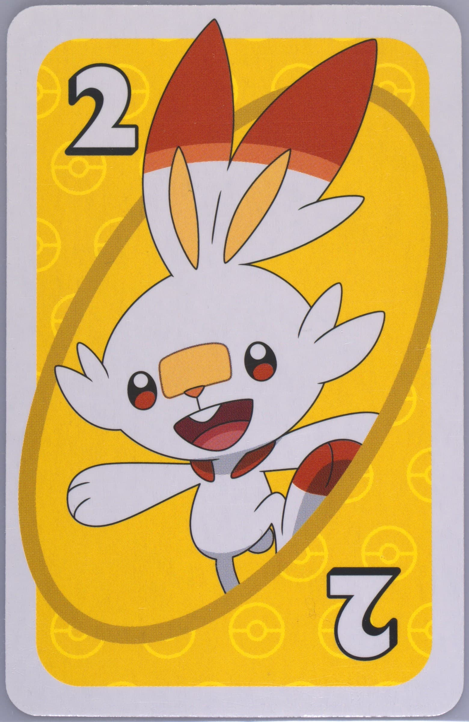 Scorbunny Japanese Back-Yellow-#2 2020 Uno Pokemon