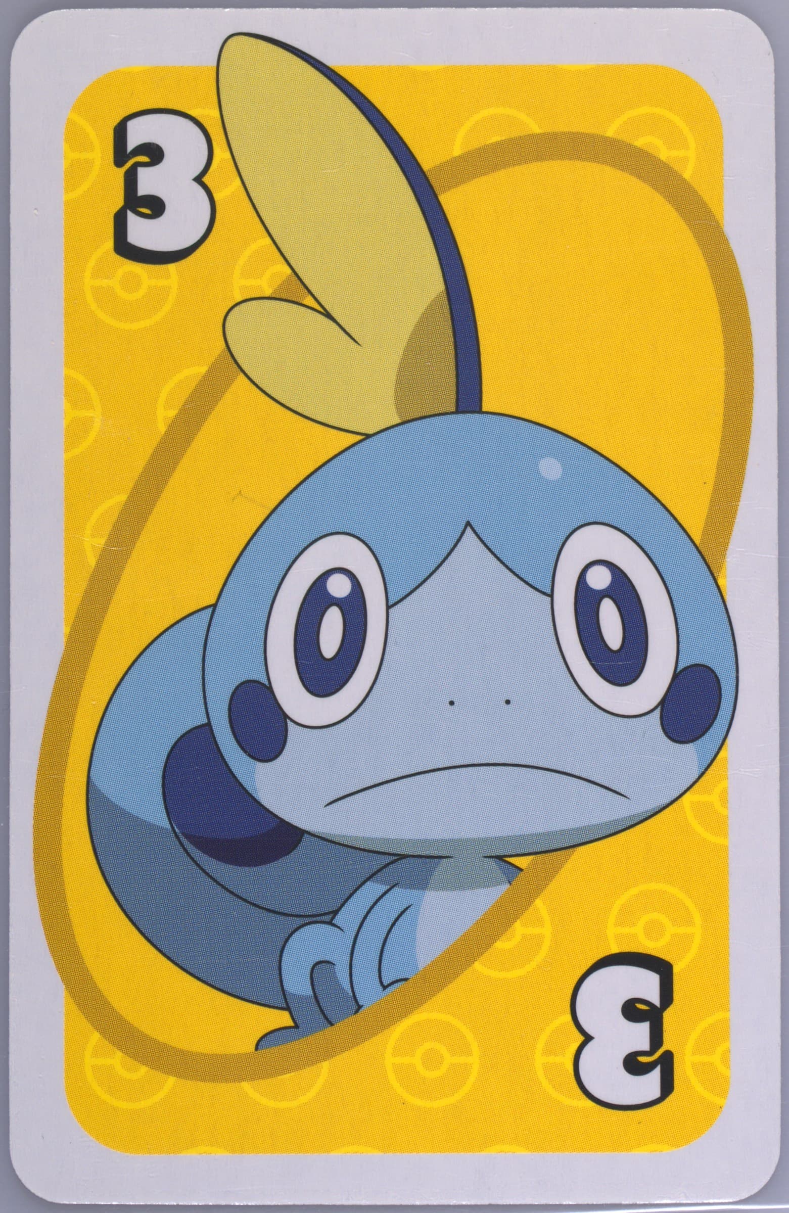 Sobble Japanese Back-Yellow-#3 2020 Uno Pokemon