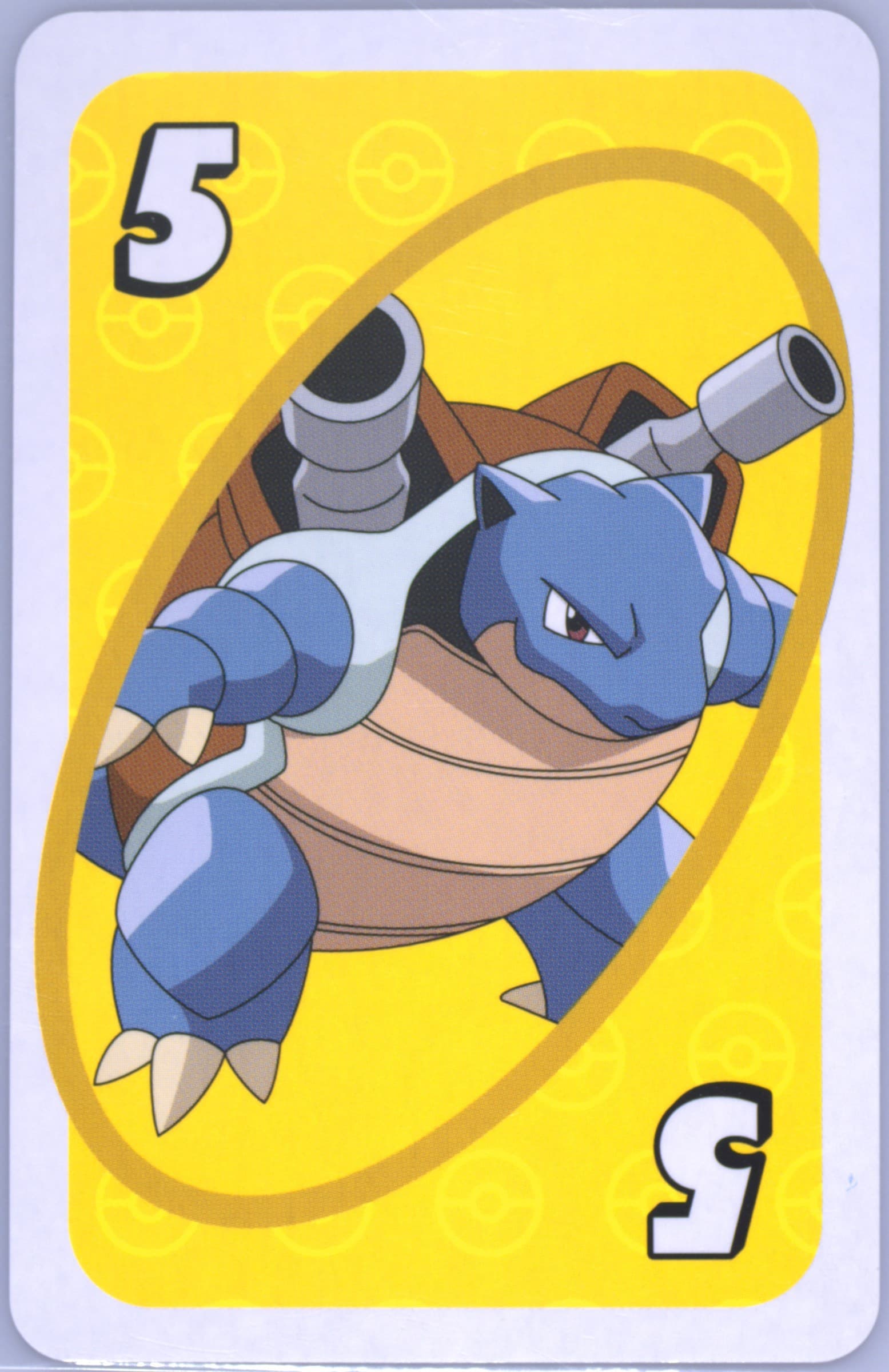 Blastoise Japanese Back-Yellow-#5 2020 Uno Pokemon