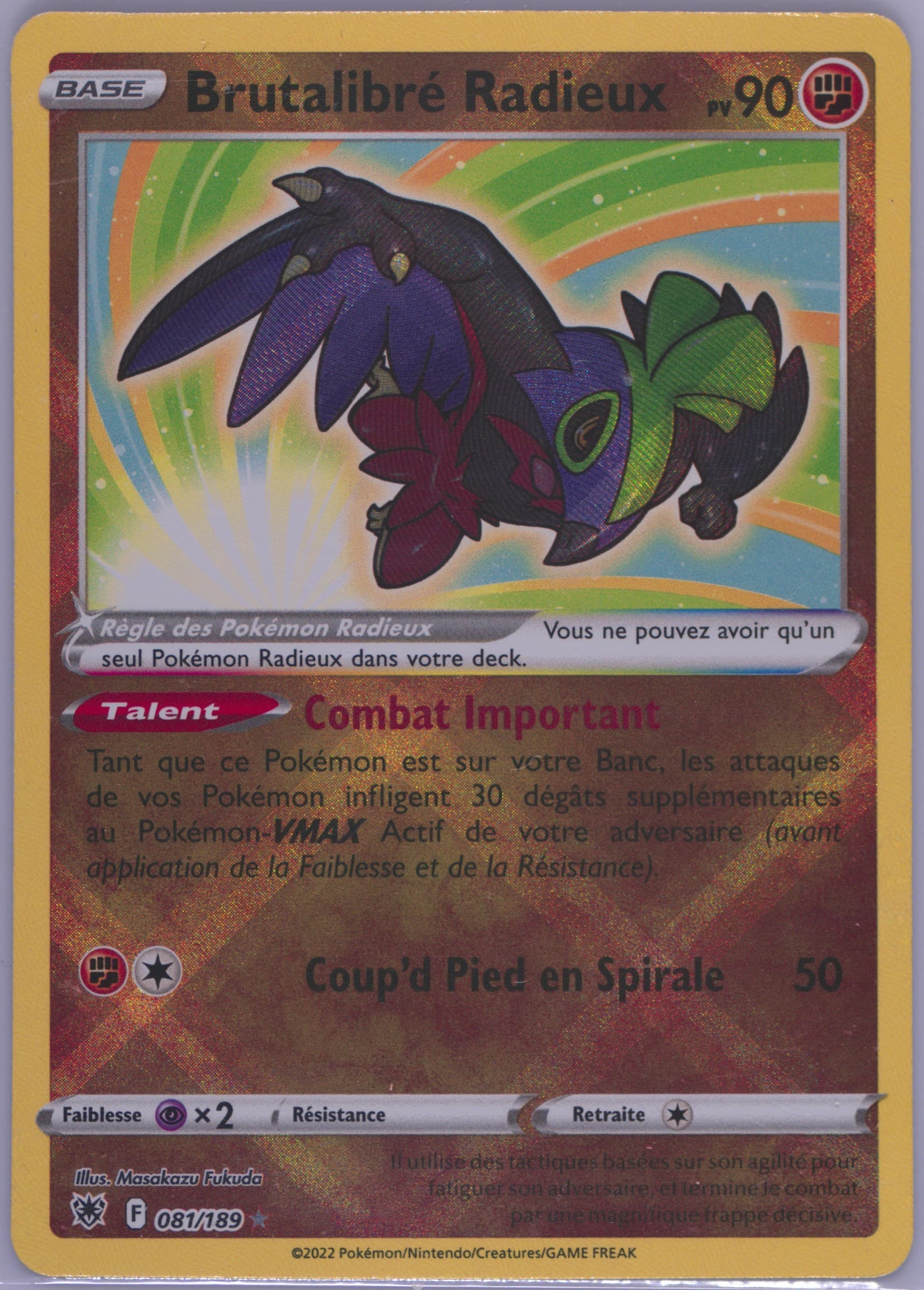 Brutalibre Radieux French (081) 2022 Pokemon Sword & Shield Lost Origin