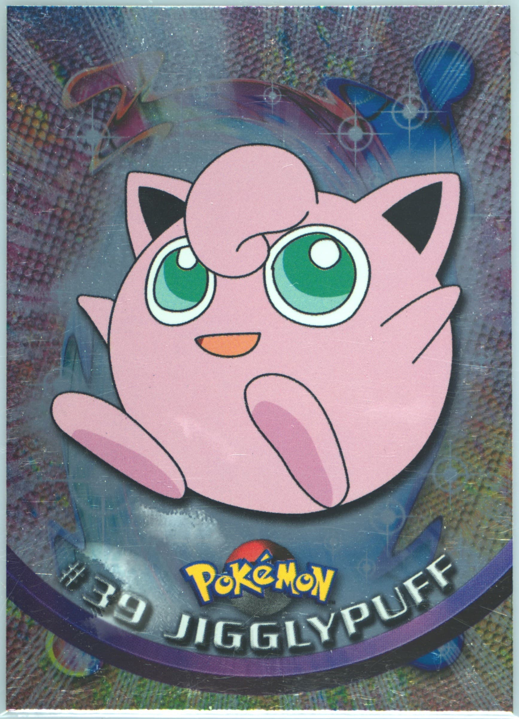 Jigglypuff Foil-Italian (39) 1999 Topps Pokemon TV