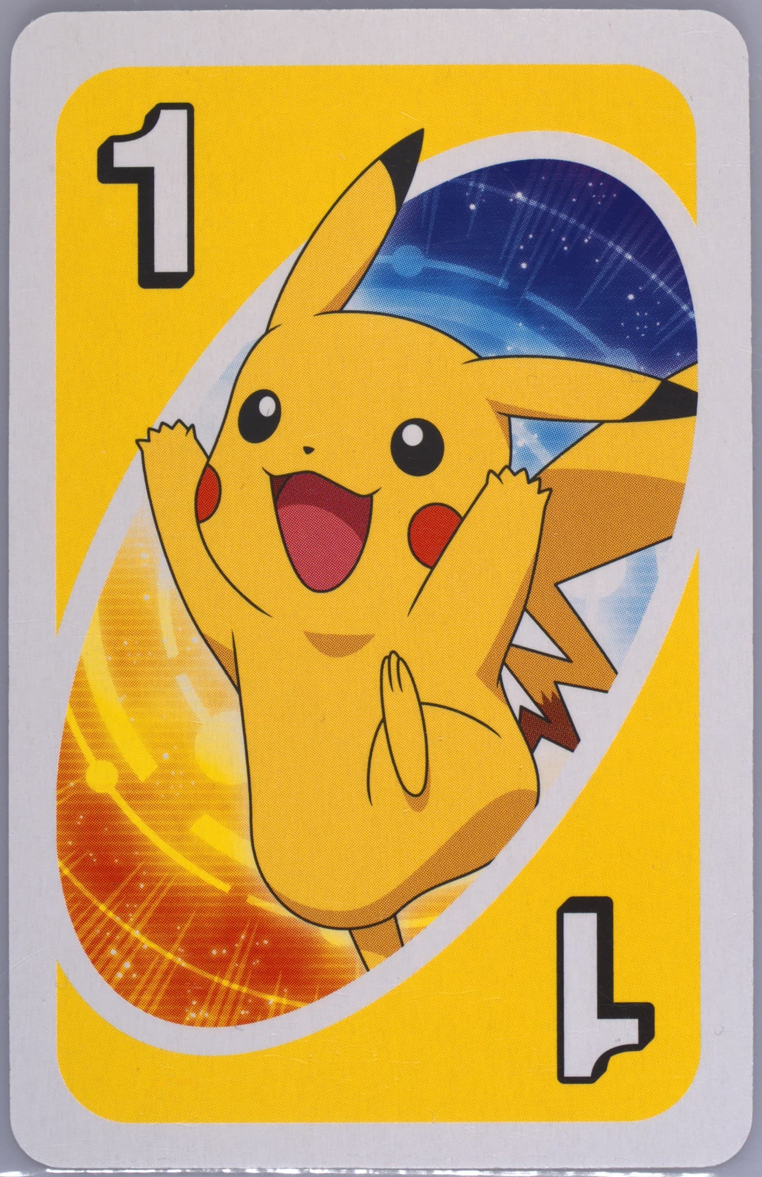 Pikachu Japanese Back-Yellow-#1 2017 Uno Pokemon Sun & Moon