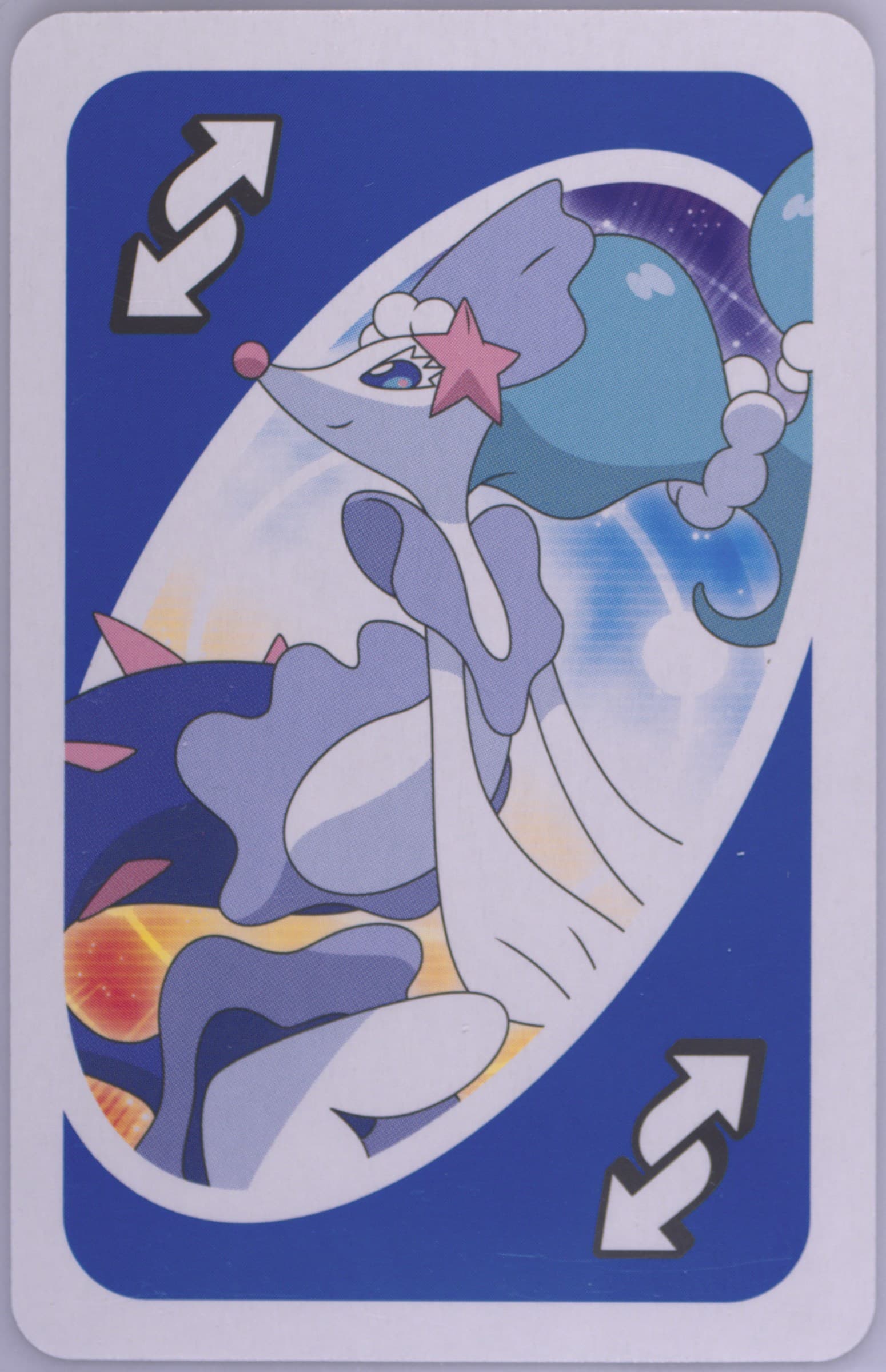 Primarina Japanese Back-Blue-Reverse 2017 Uno Pokemon Sun & Moon