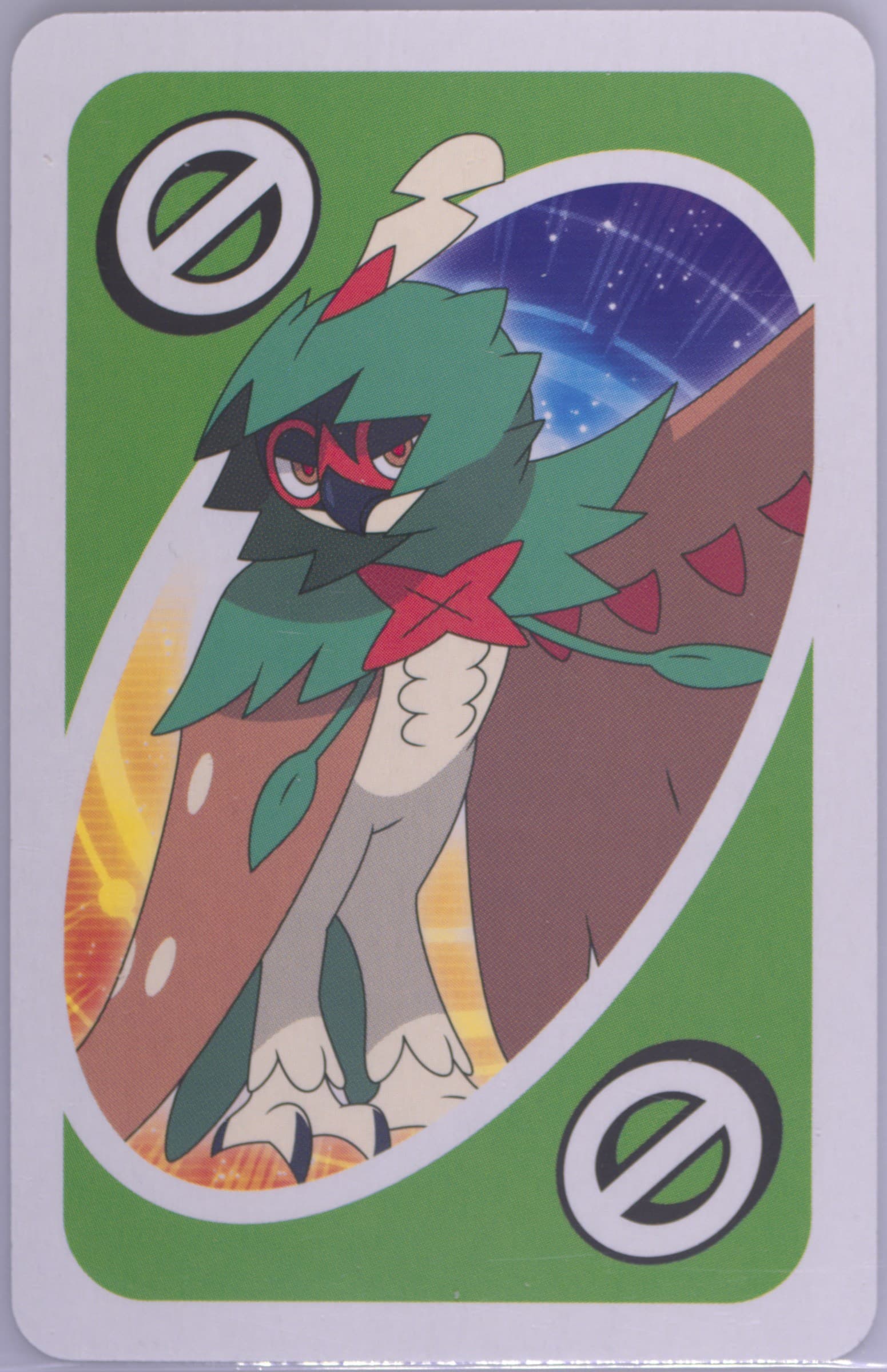 Decidueye Japanese Back-Green-Skip 2017 Uno Pokemon Sun & Moon