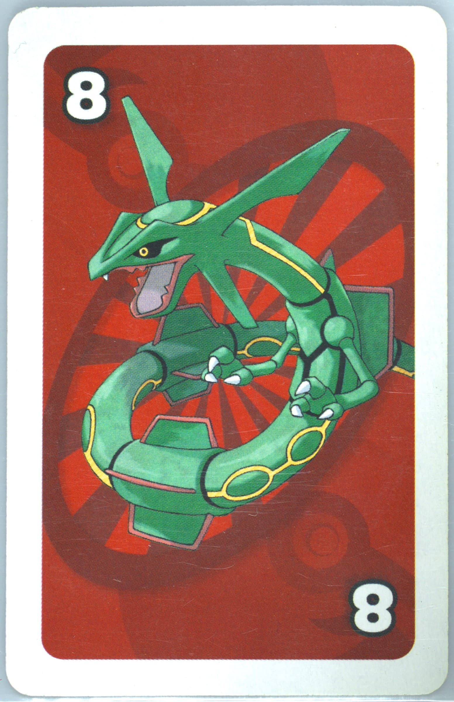 Rayquaza Red-#8 2006 Uno Pokemon