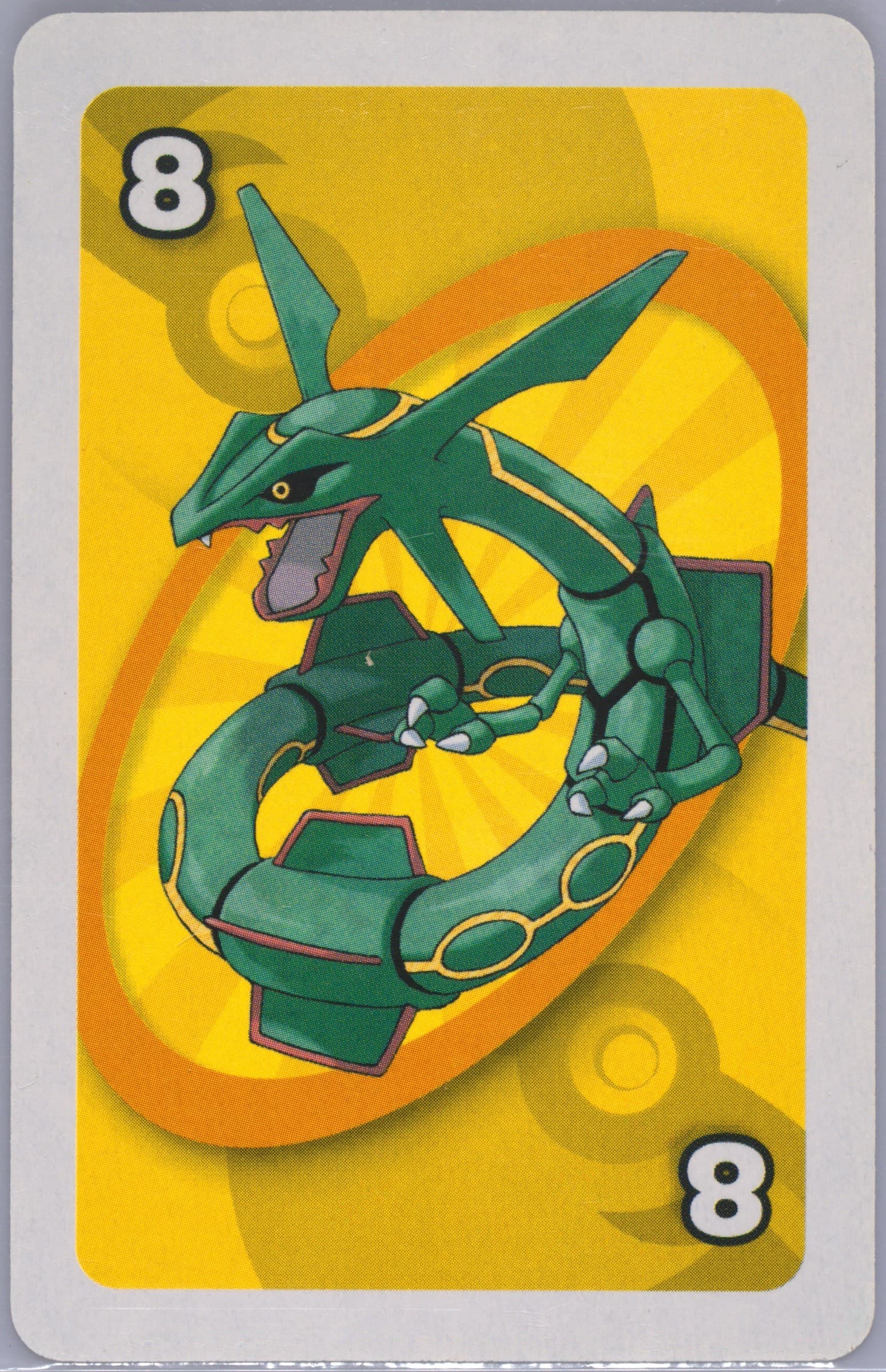Rayquaza Yellow-#8 2006 Uno Pokemon