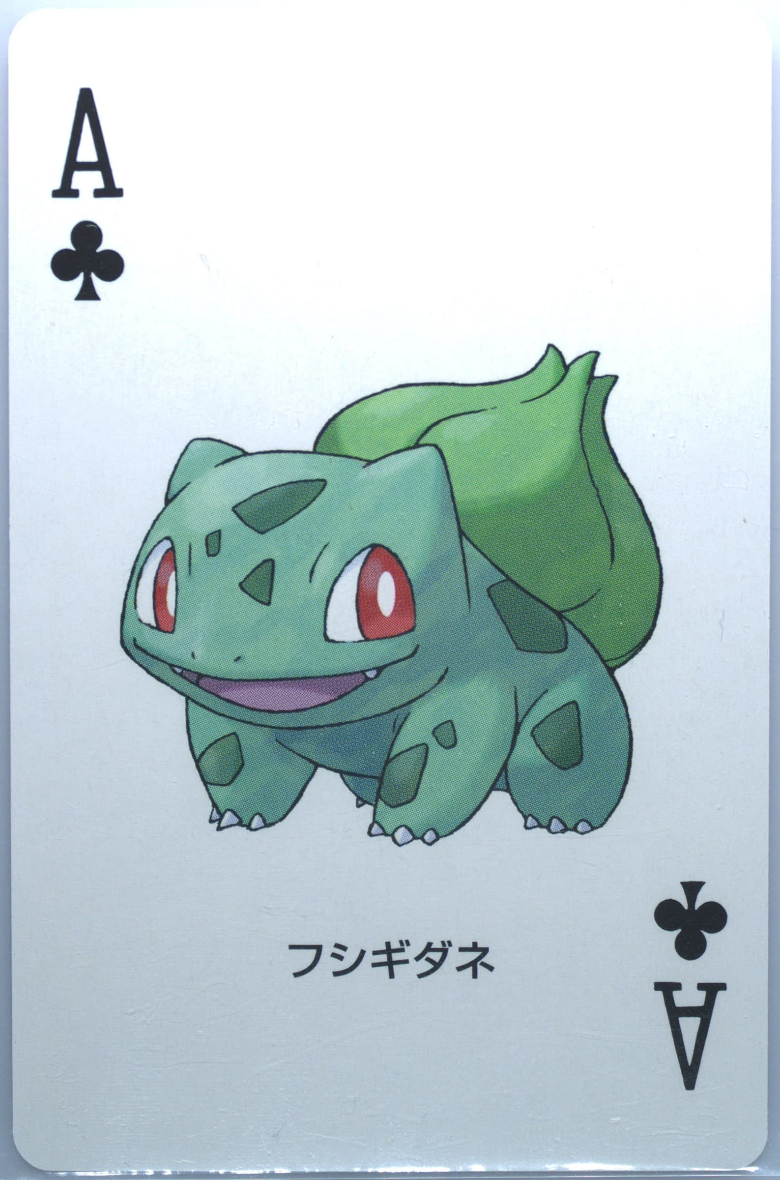 Bulbasaur Ace of Clubs 2004 Pokemon Firered Version Playing Cards