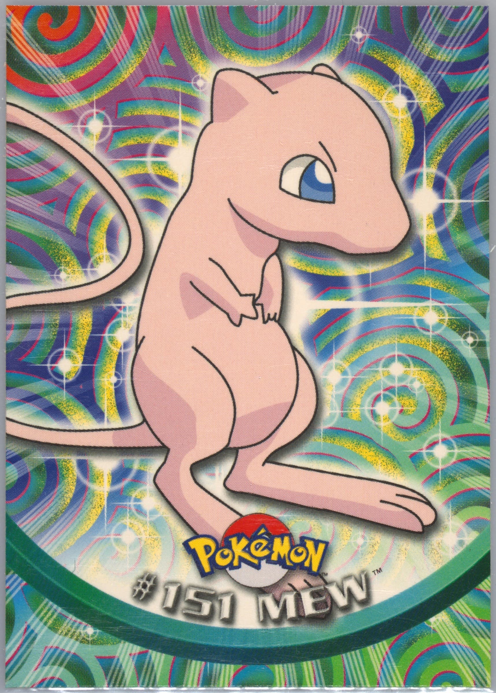 Mew French (151) 2000 Topps Pokemon TV Animation Series 3