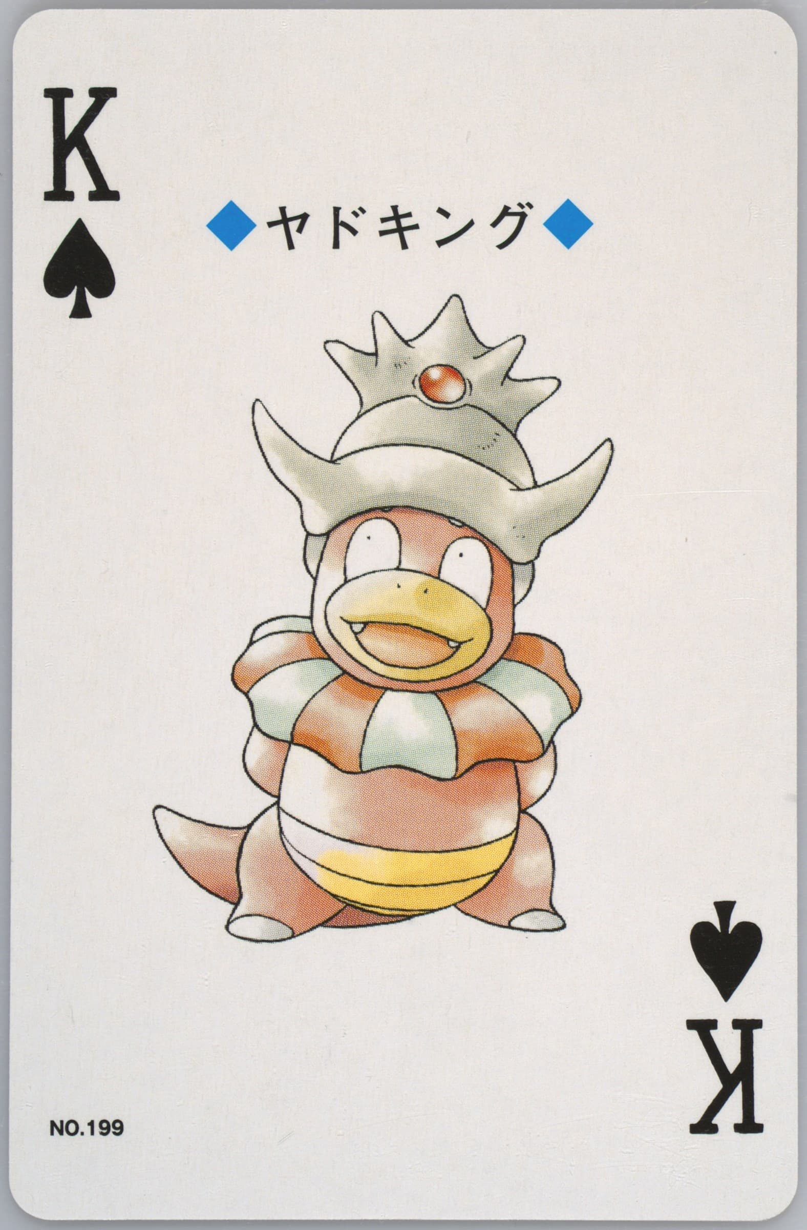 Slowking King of Spades (199) 2000 Pokemon Silver Version Playing Cards