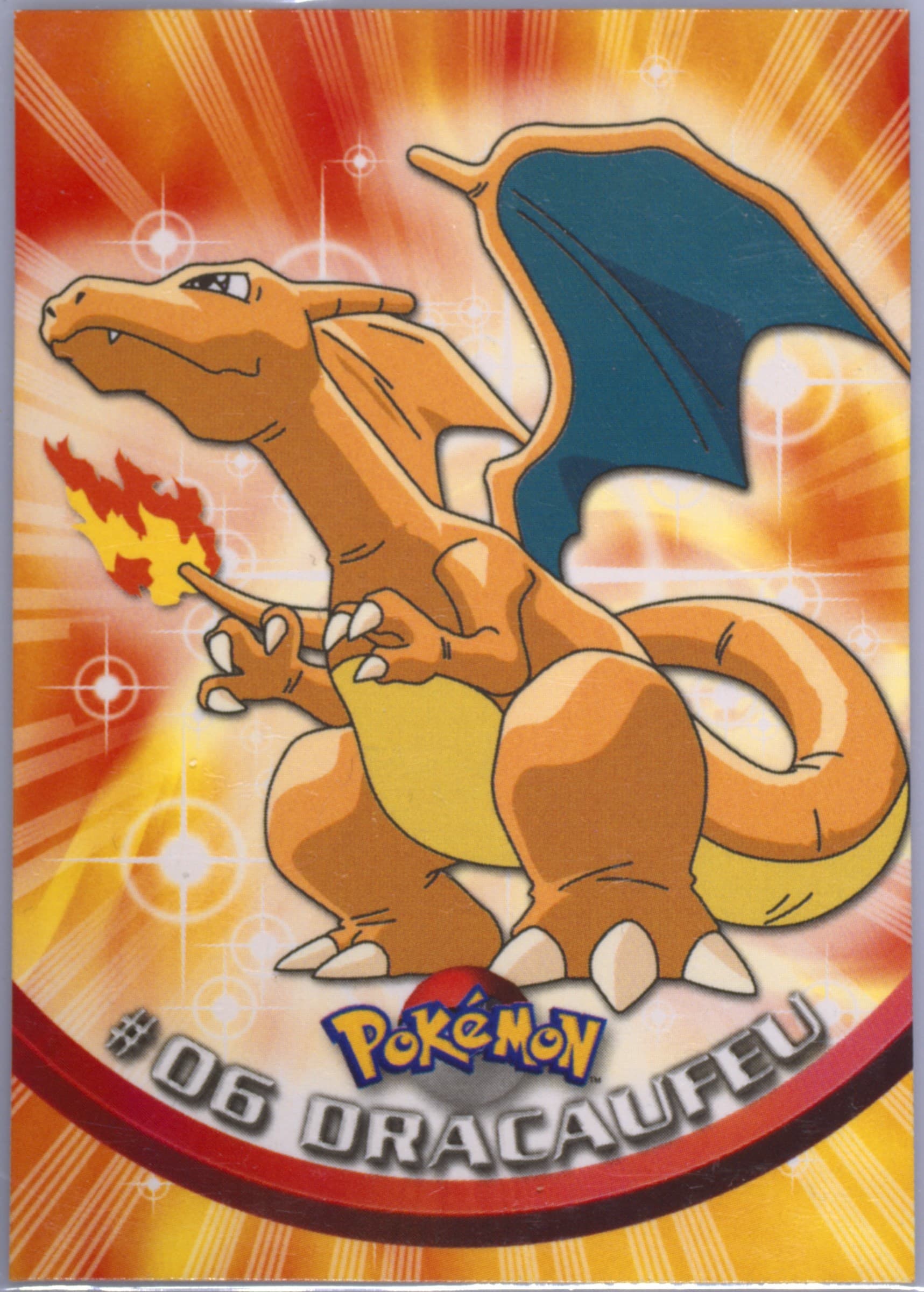Dracaufeu French (6) 1999 Topps Pokemon TV