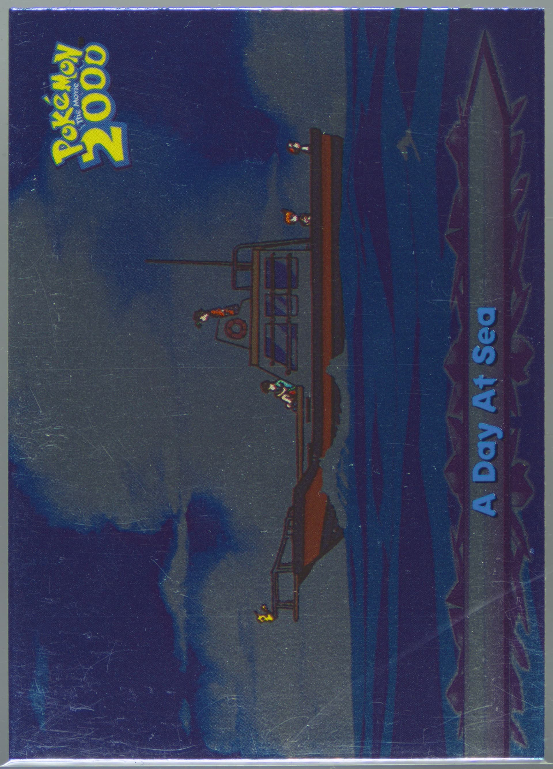 A Day at Sea Foil (17) 2000 Topps Pokemon the Movie 2000
