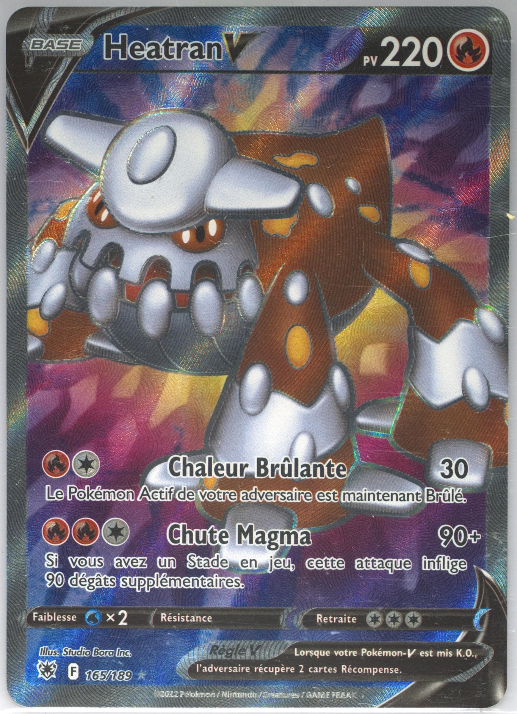 Full Art/Heatran V French (165) 2022 Pokemon Sword & Shield Astral Radiance
